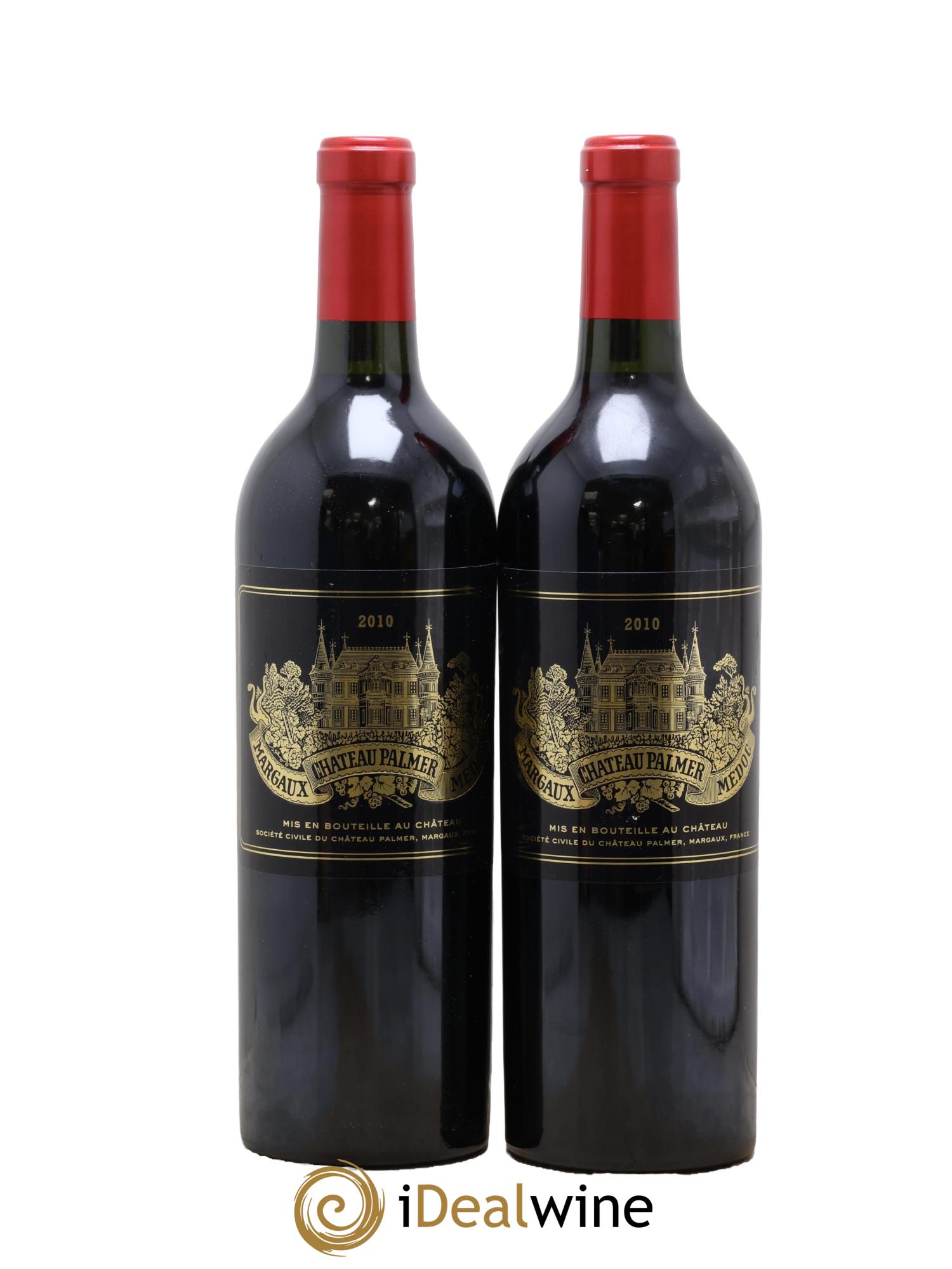 Château Palmer 3ème Grand Cru Classé 2010 - Posten von 2 Flaschen - 0
