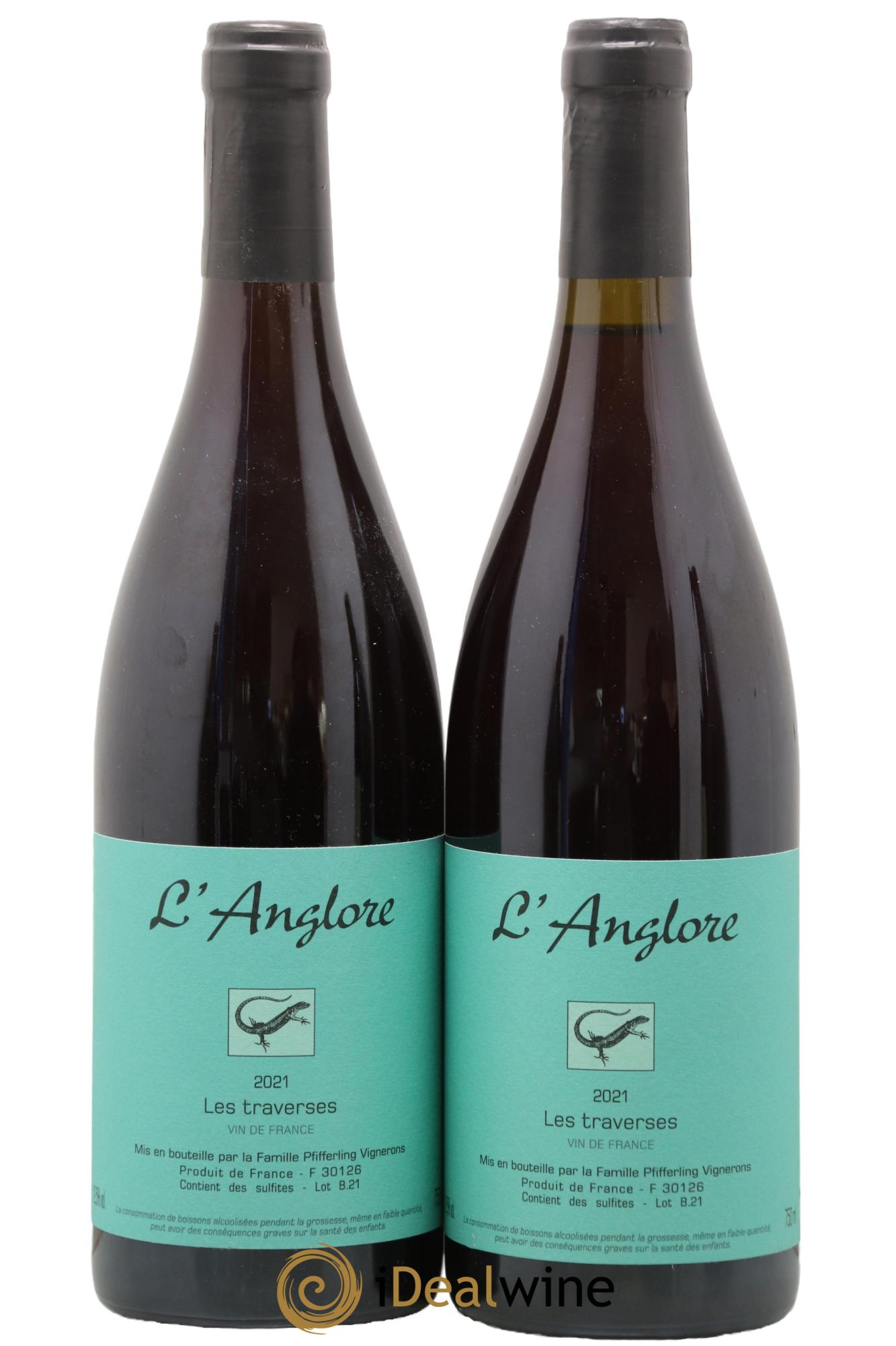 Vin de France Les Traverses L'Anglore 2021 - Lotto di 2 bottiglie - 0