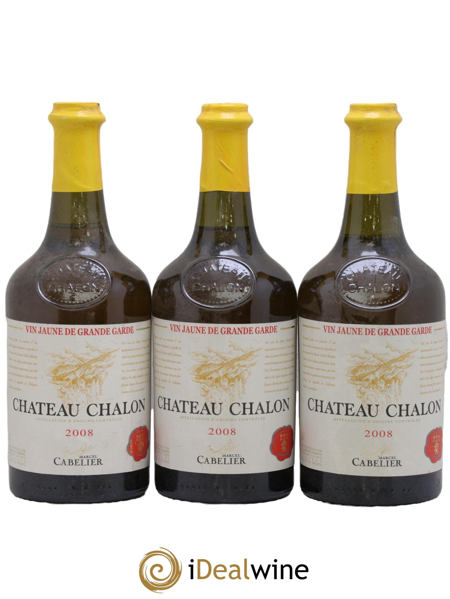 Château-Chalon Marcel Cabelier 2008 - Lot de 3 bouteilles - 0