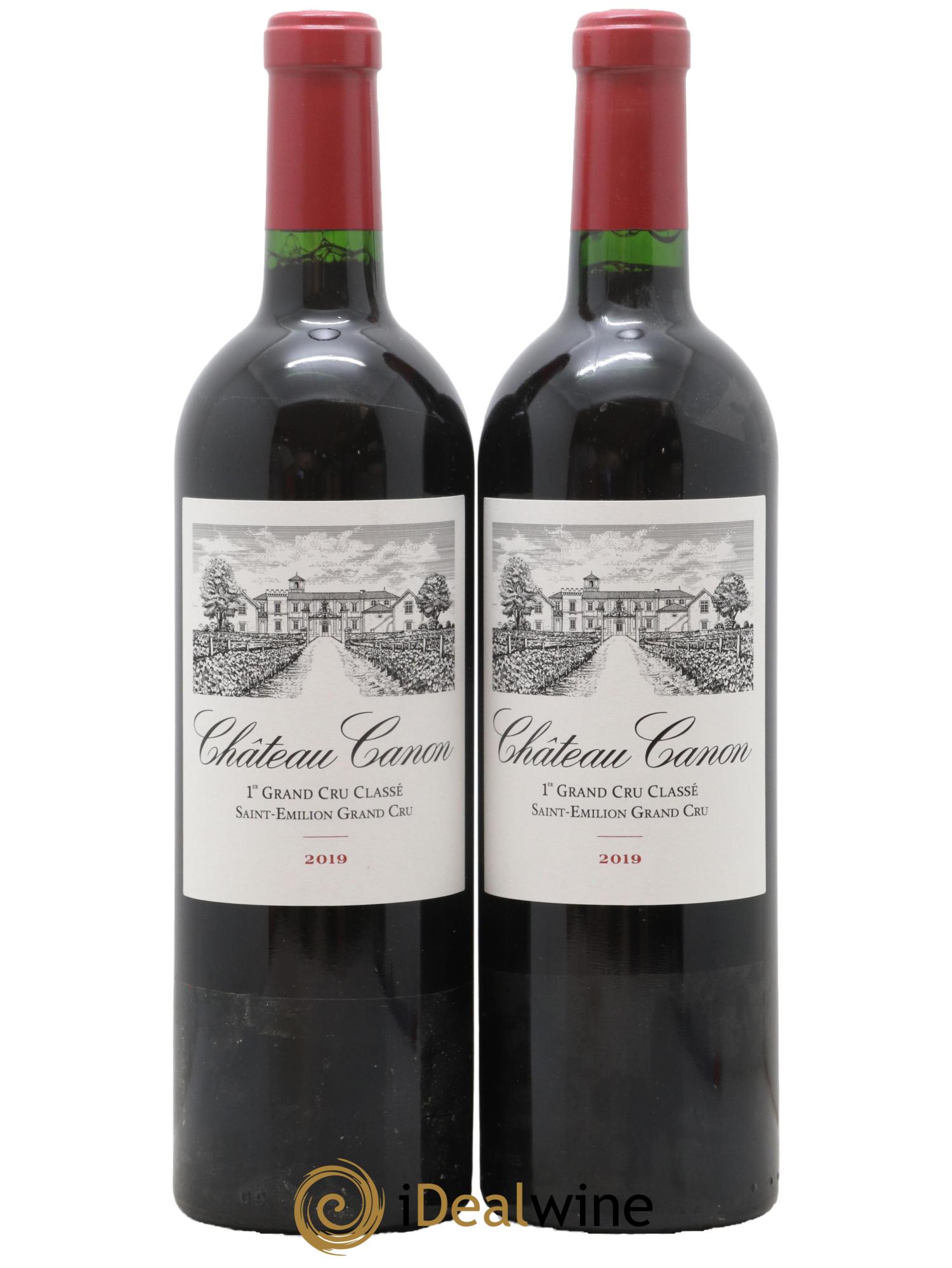 Château Canon 1er Grand Cru Classé B 2019 - Lot de 2 bouteilles - 0