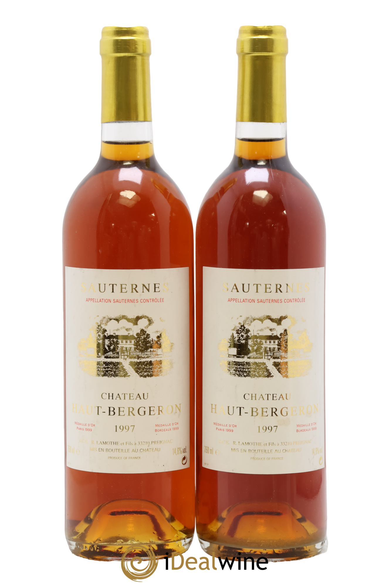 Château Haut-Bergeron 1997 - Lot de 2 bouteilles - 0