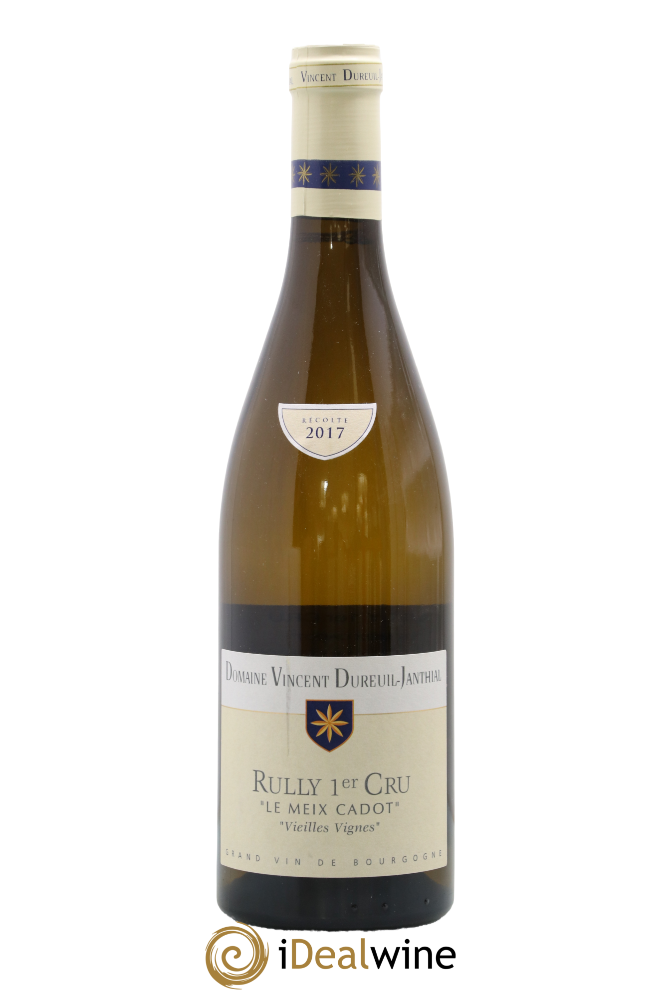 Rully 1er Cru Le Meix Cadot Vieilles Vignes Vincent Dureuil-Janthial 2017 - Lot de 1 bouteille - 0