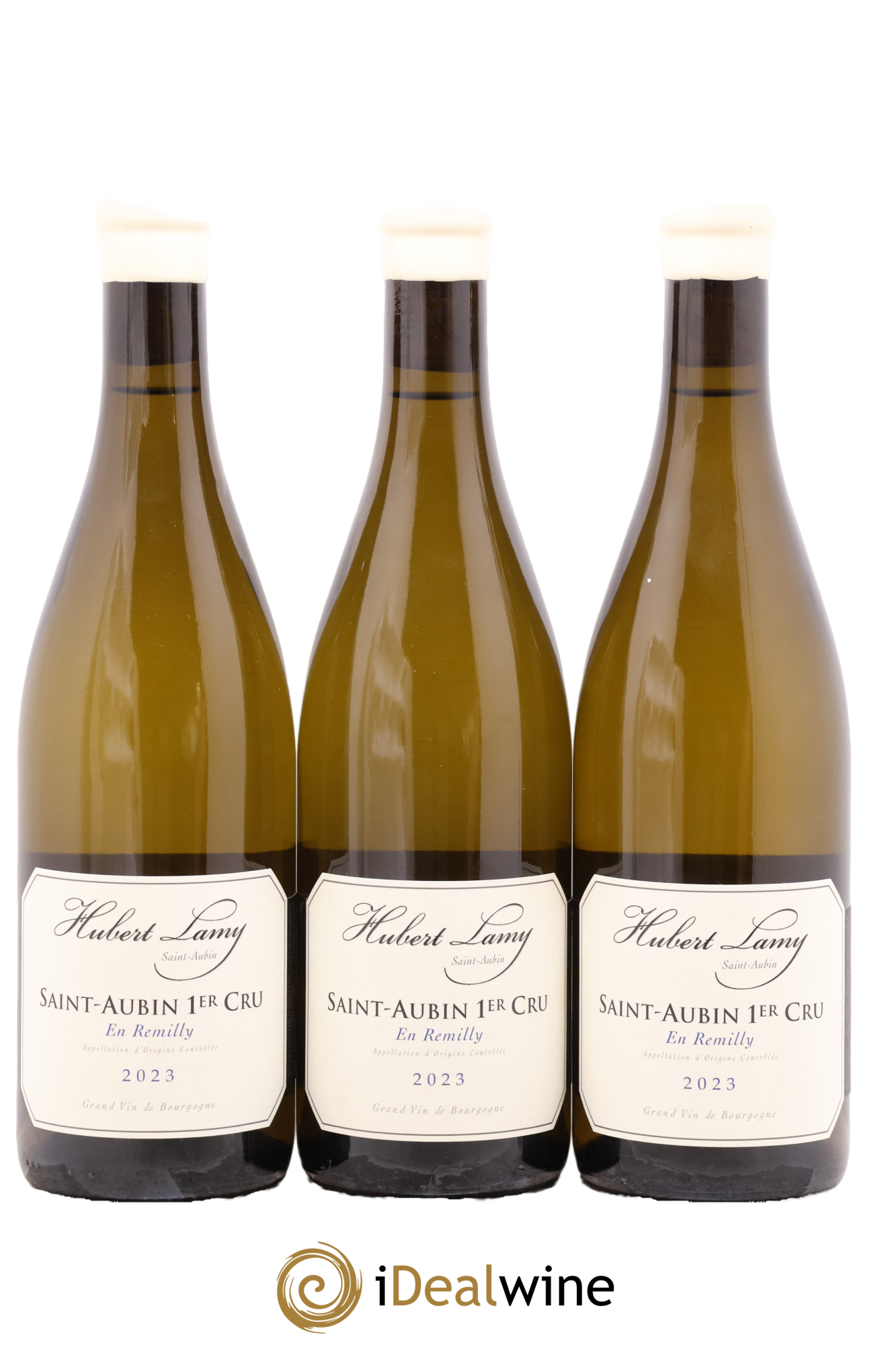 Saint-Aubin 1er Cru En Rémilly Hubert Lamy 2023 - Lot de 3 bouteilles - 0