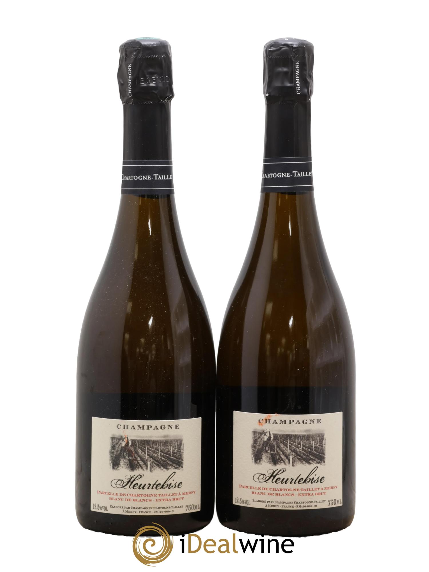 Heurtebise Blanc de Blancs Brut Chartogne-Taillet 2017 - Posten von 2 Flaschen - 0