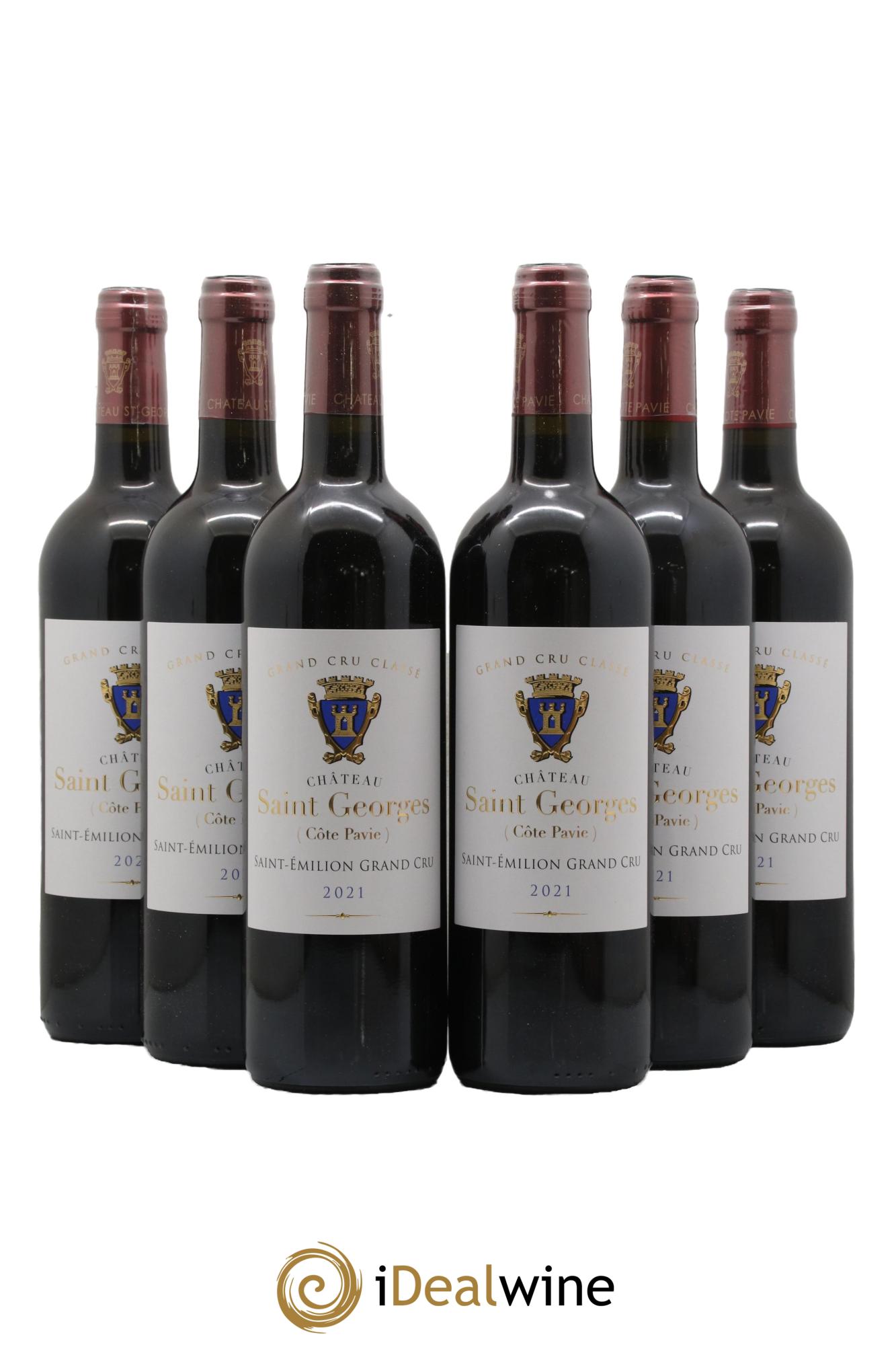 Château Saint-Georges Côte Pavie Grand Cru Classé  2021 - Lot de 6 bouteilles - 0