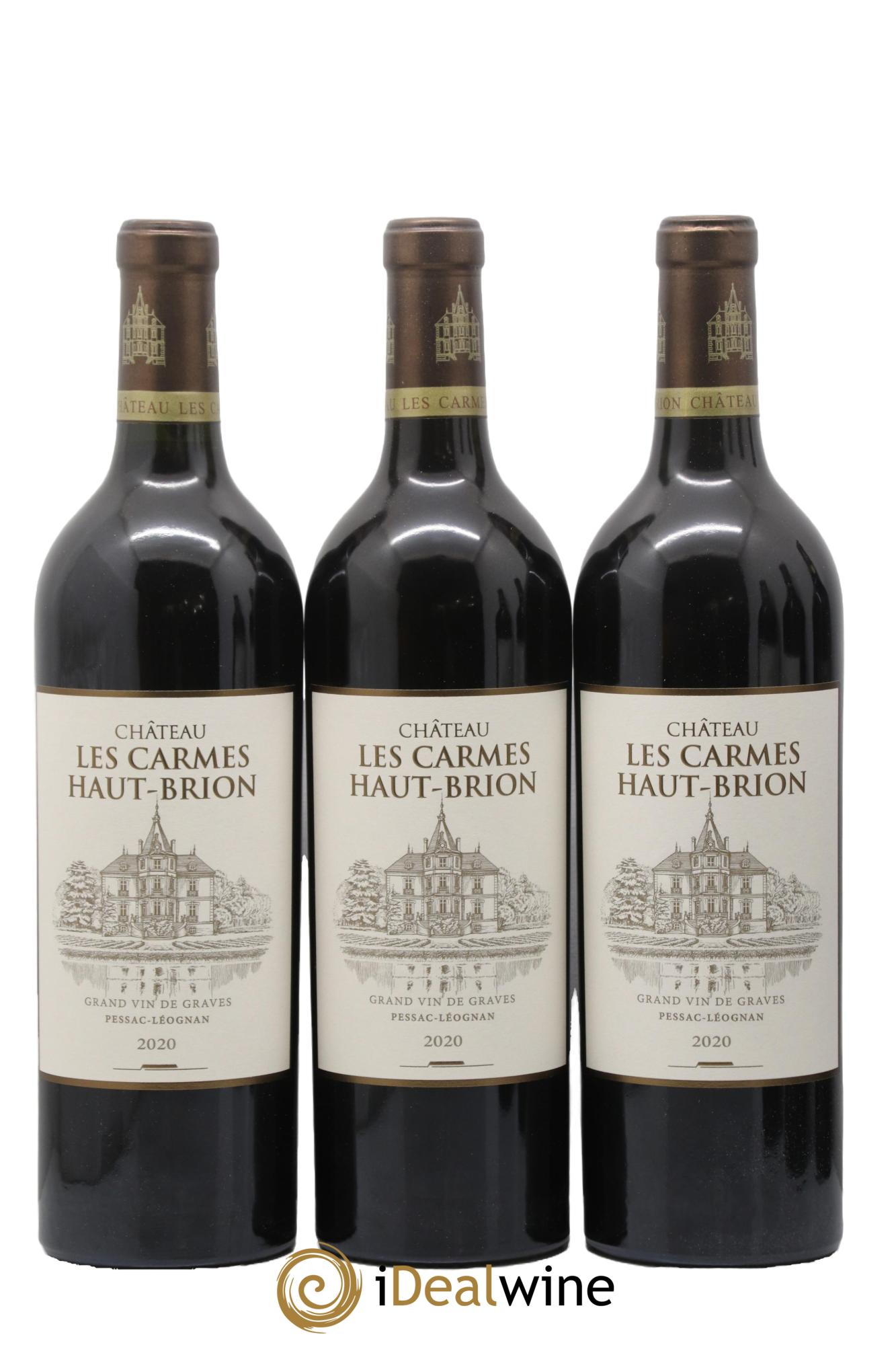 Château Les Carmes Haut-Brion 2020 - Lot of 6 bottles - 1
