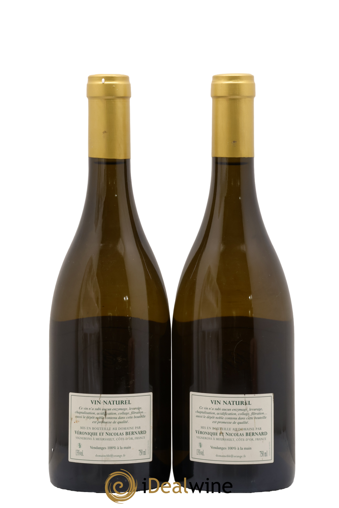 Meursault 1er Cru Les Charmes Dessus Bernard Bonin 2014 - Lot de 2 bouteilles - 1