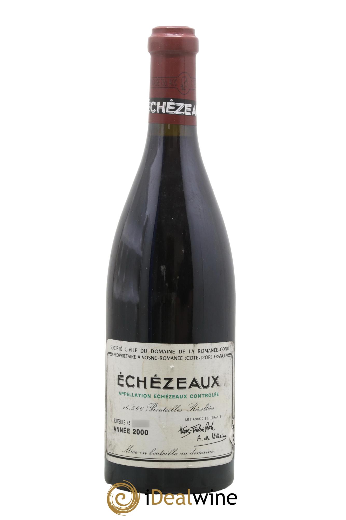 Echezeaux Grand Cru Domaine de la Romanée-Conti 2000 - Lot de 1 bouteille - 0