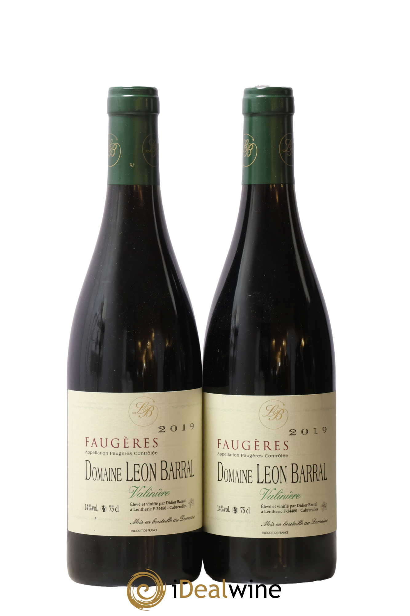 Faugères Valinière Domaine Léon Barral 2019 - Lot de 2 bouteilles - 0