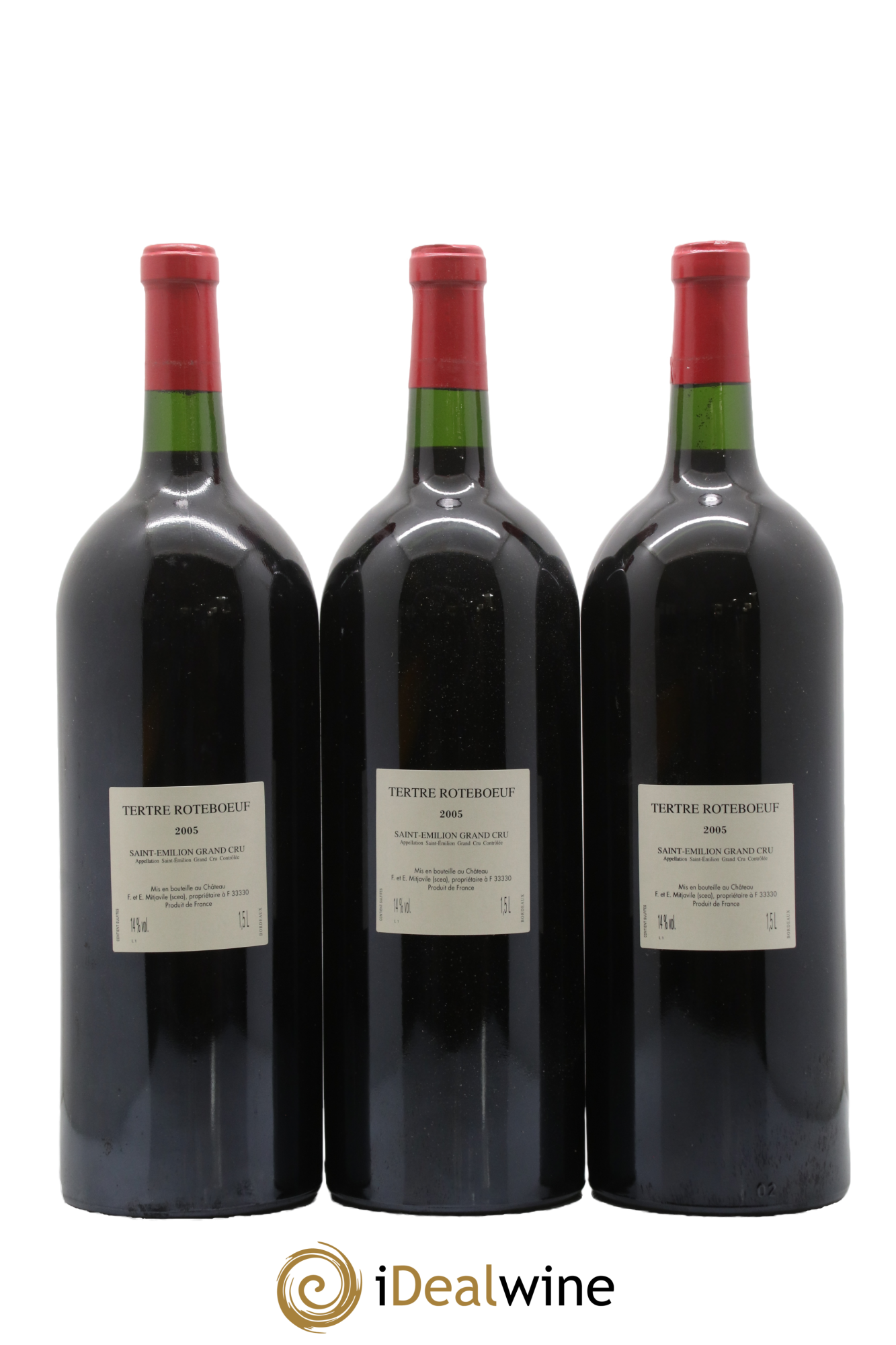 Château Tertre Roteboeuf 2005 - Lot of 6 magnums - 2