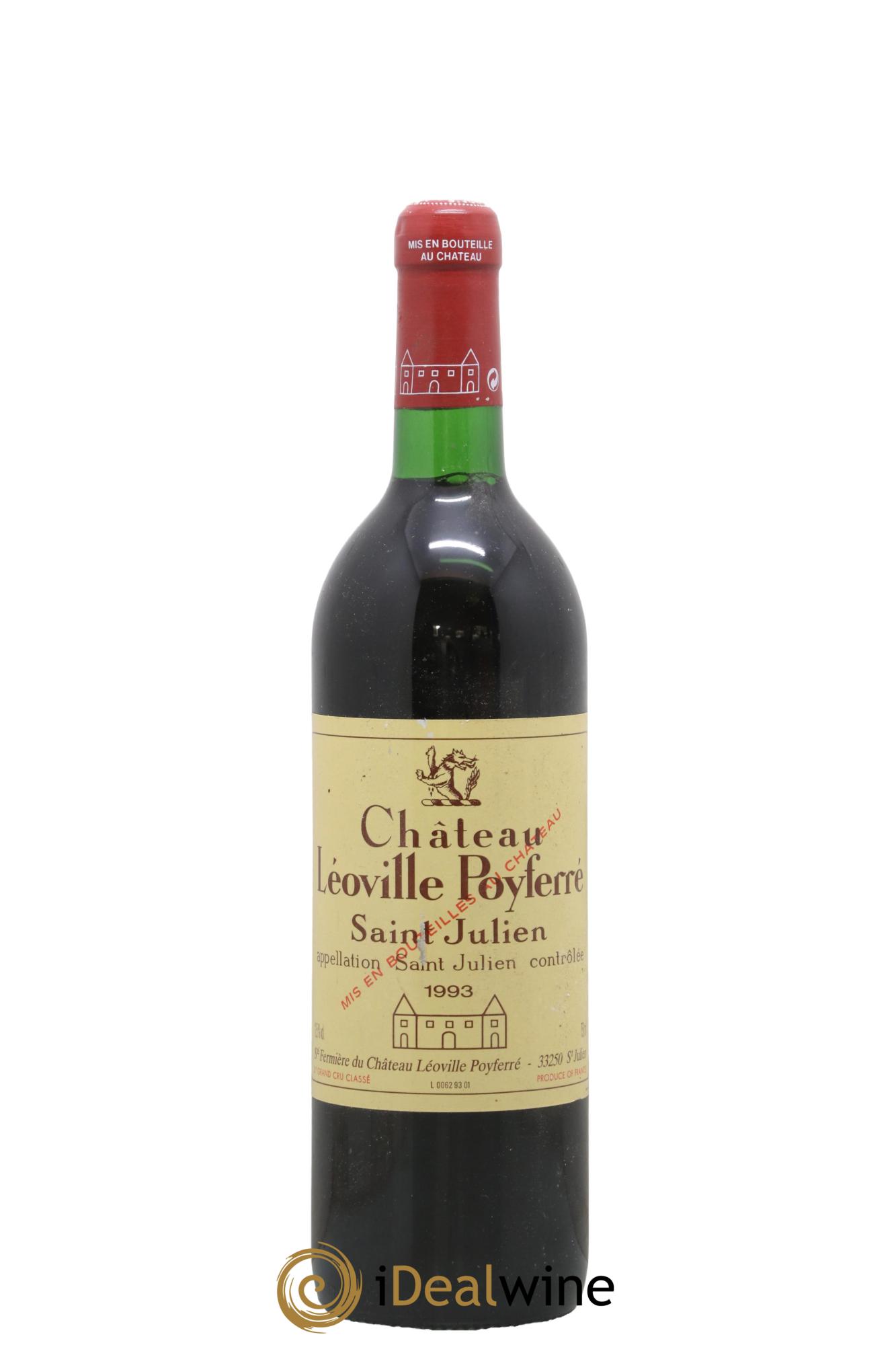 Château Léoville Poyferré 2ème Grand Cru Classé 1993 - Lot of 1 bottle - 0