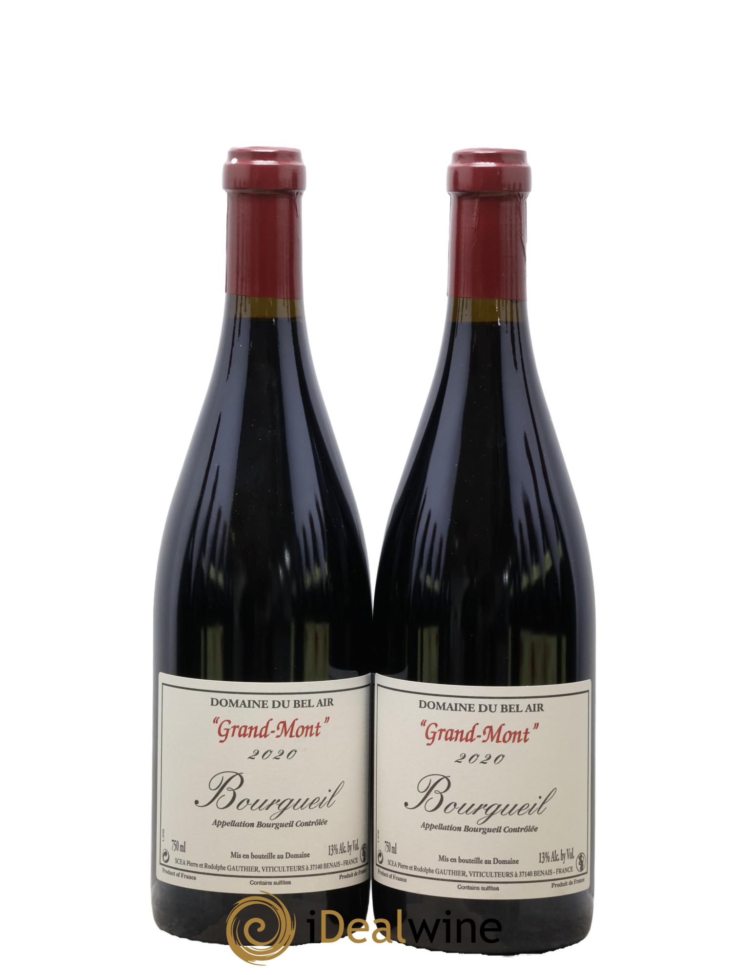 Bourgueil Grand Mont Domaine du Bel Air 2020 - Lot de 2 bouteilles - 0