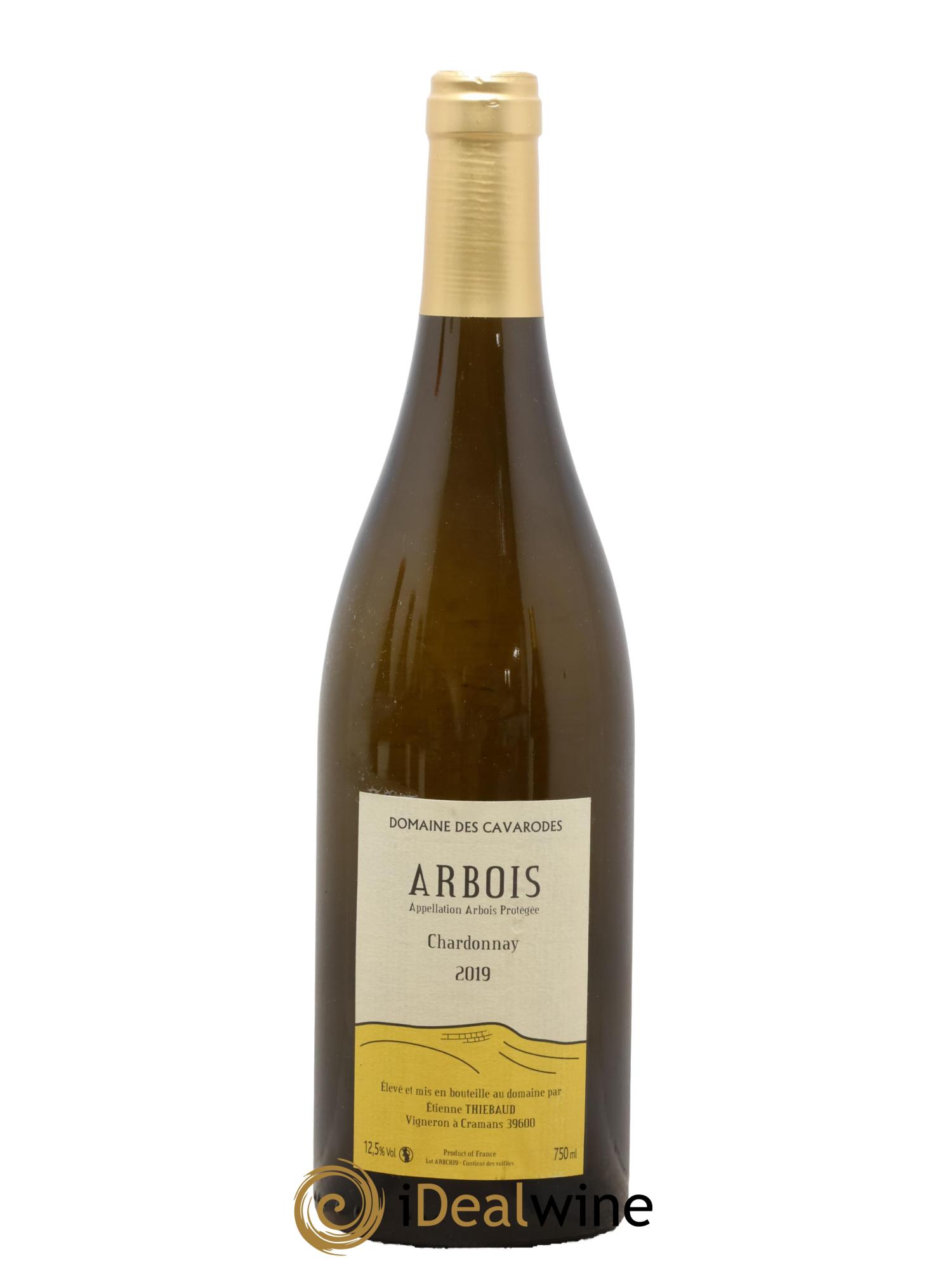 Arbois Chardonnay Cavarodes (Domaine des) - Etienne Thiébaud 2019 - Posten von 1 Flasche - 0