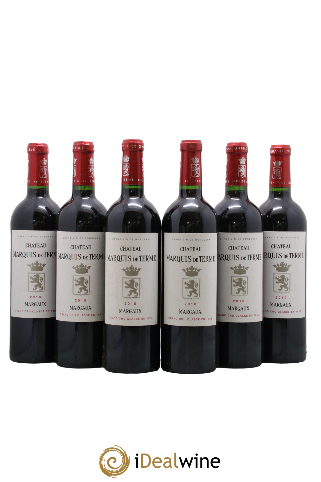 Château Marquis de Terme 4ème Grand Cru Classé 2010 - Lot of 6 bottles - 0