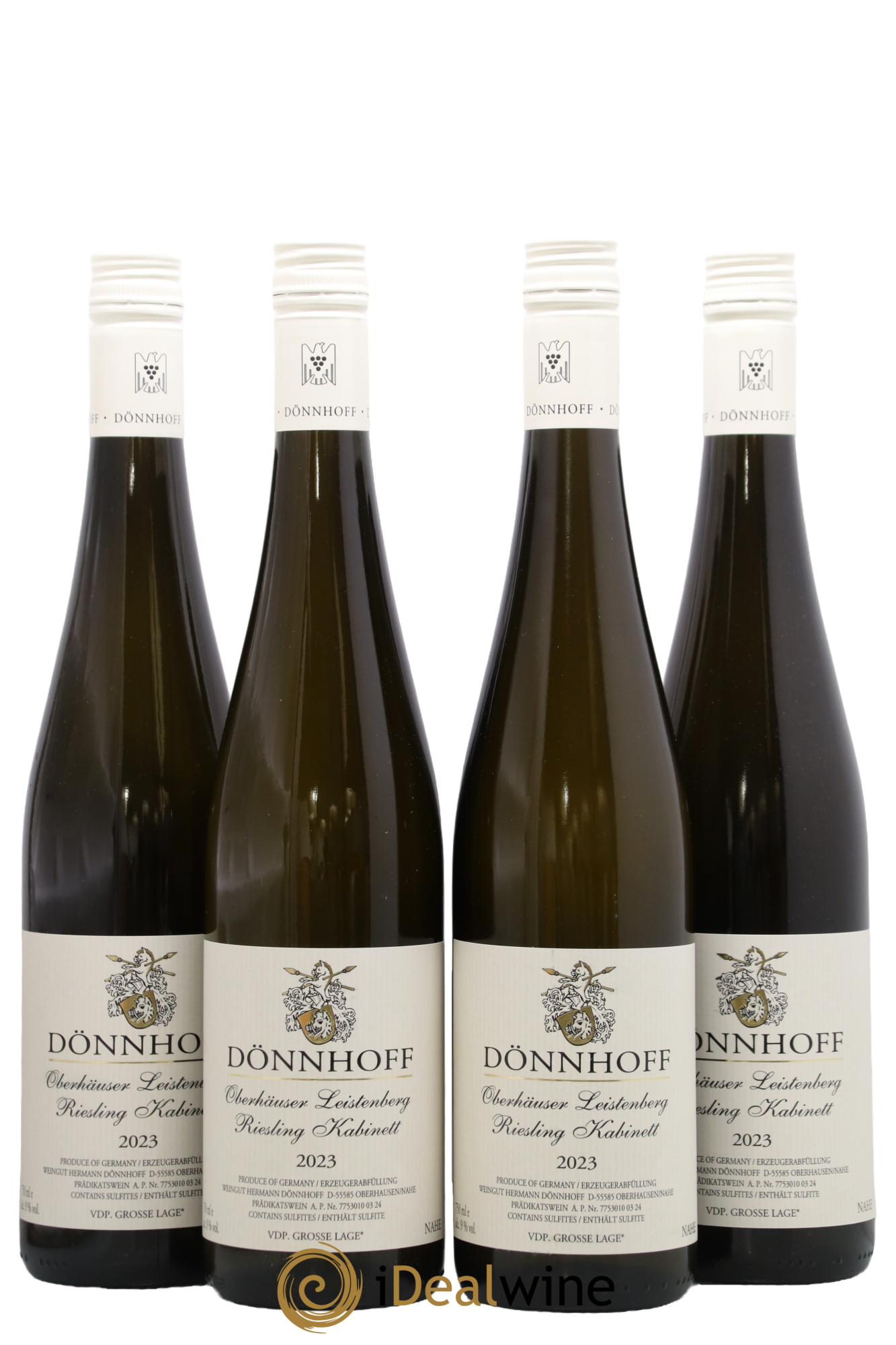 Riesling Donnhoff Oberhäuser Leistenberg Kabinett 2023 - Lot de 4 bouteilles - 0