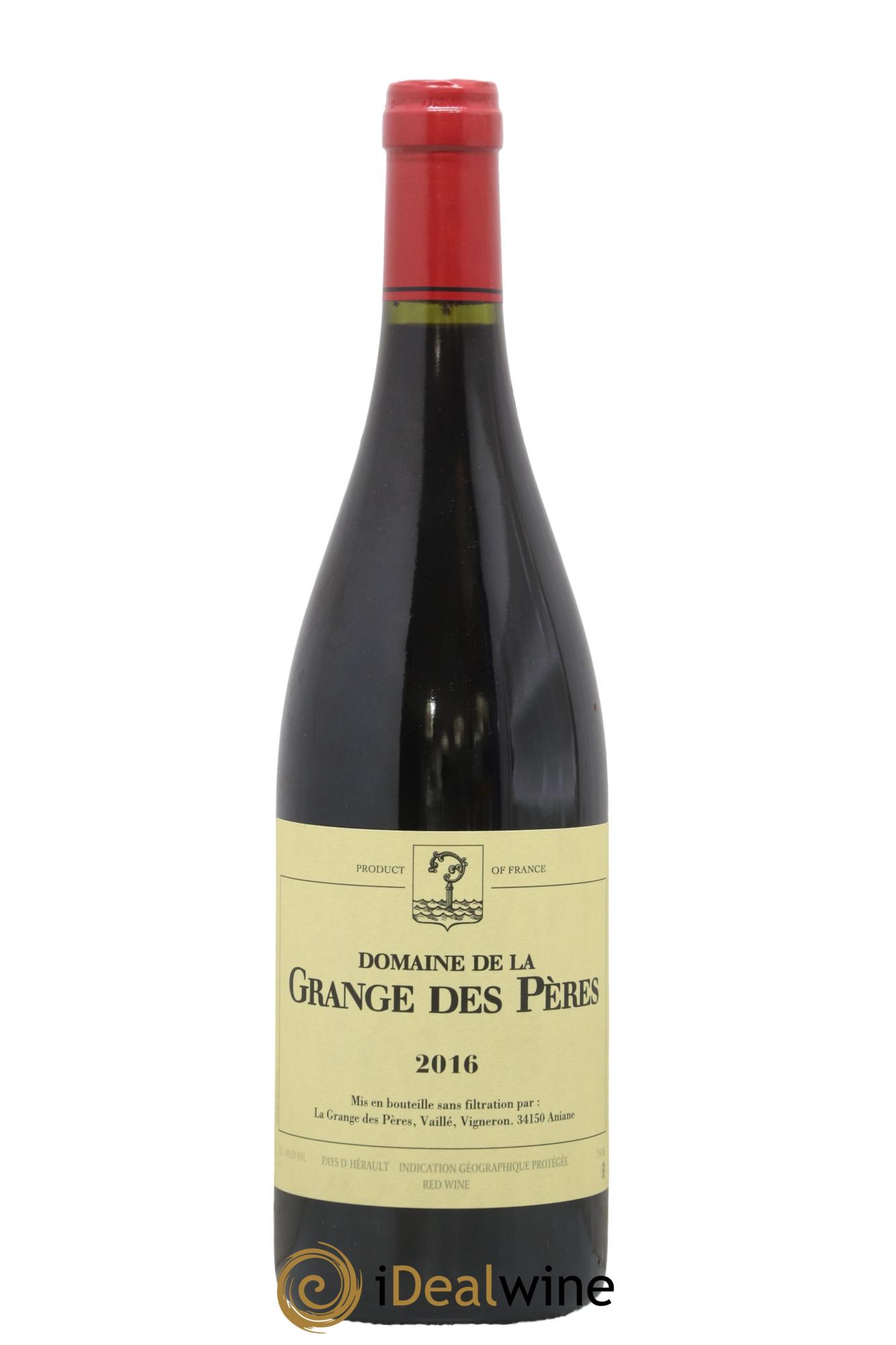 IGP Pays d'Hérault Grange des Pères Laurent Vaillé 2016 - Lot of 1 bottle - 0