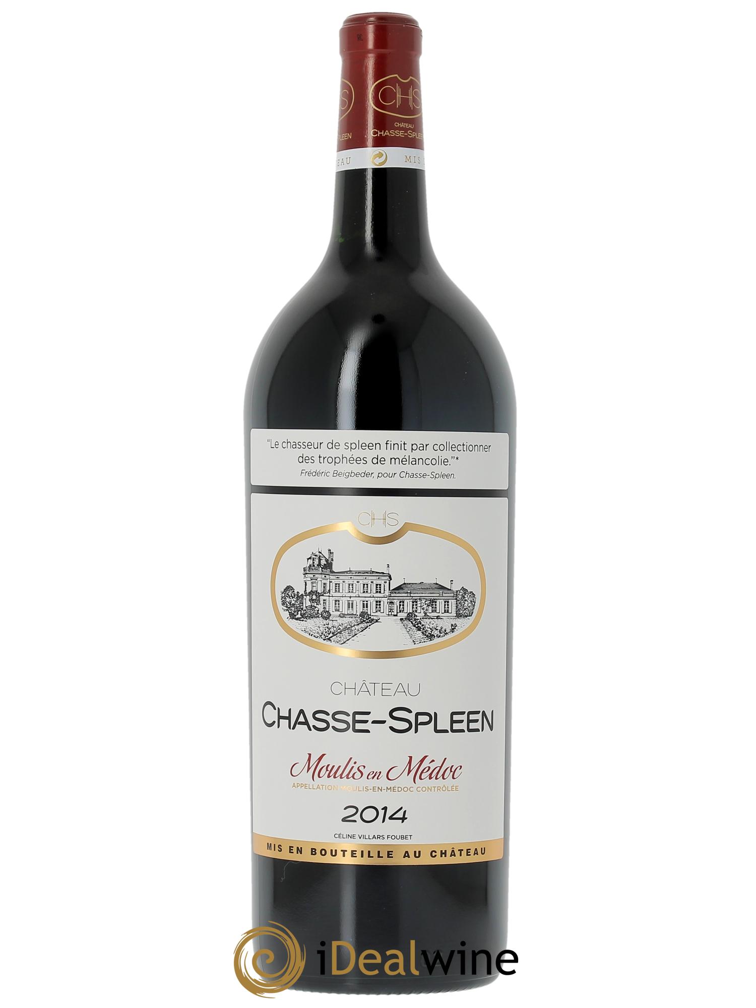 Château Chasse Spleen (CBO à partir de 6 dmgs) 2014 - Lot de 1 magnum - 0