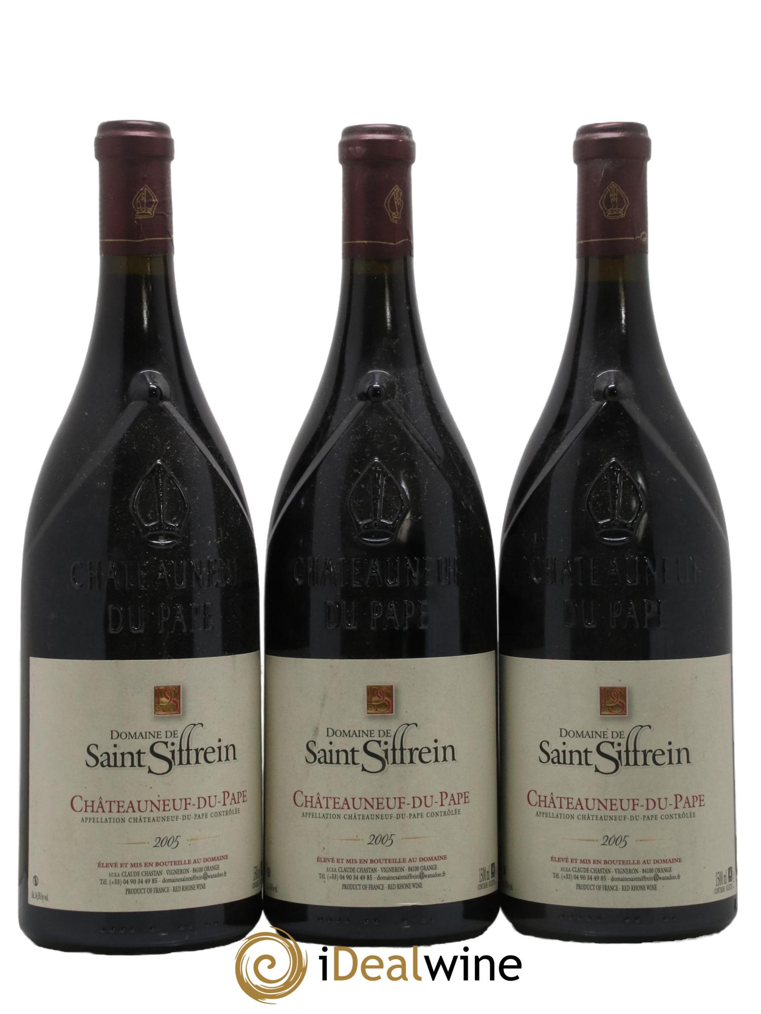 Châteauneuf-du-Pape Saint Siffrein 2005 - Lot de 3 magnums - 0