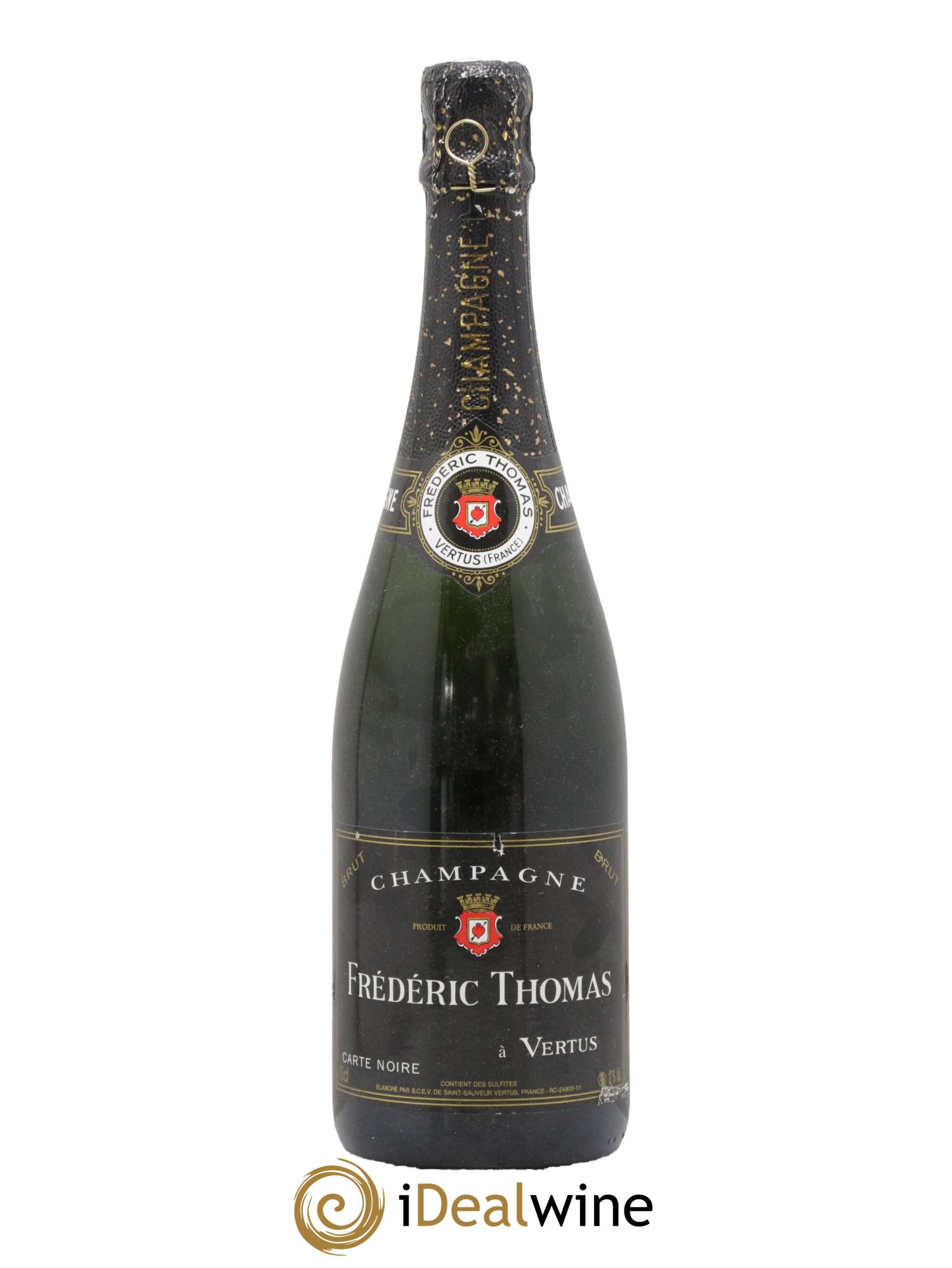 Champagne Saint-Sauveur Carte Noire Frédéric Thomas - Lot de 1 bouteille - 0