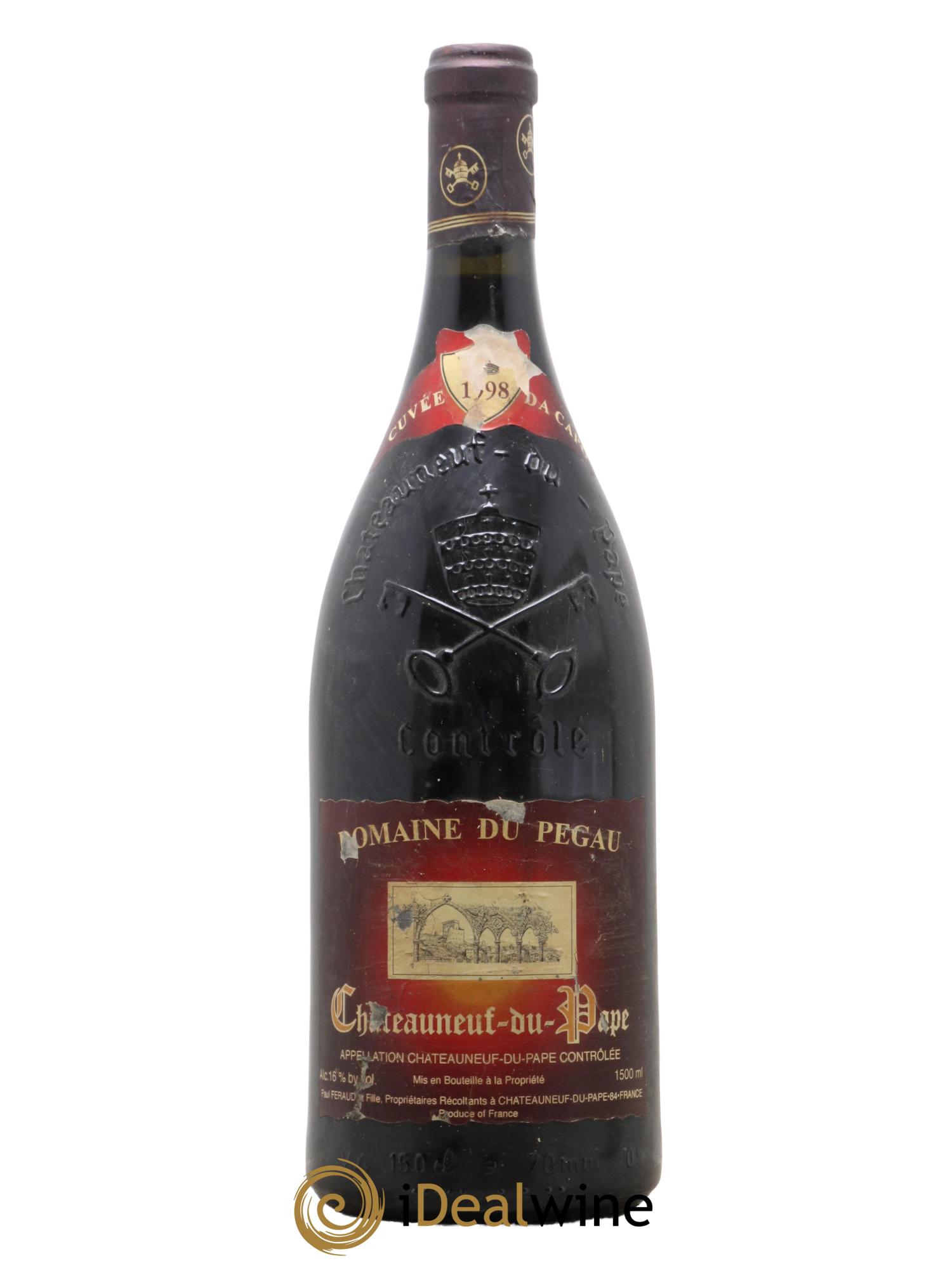 Châteauneuf-du-Pape Domaine du Pégau Cuvée Da Capo Paul et Laurence Féraud 1998 - Lot of 1 magnum - 0