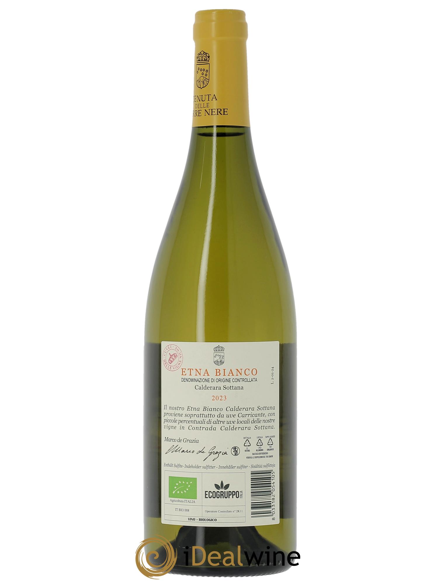 Etna Bianco DOC Tenuta delle Terre Nere Calderara Sottana  2023 - Lotto di 1 bottiglia - 1