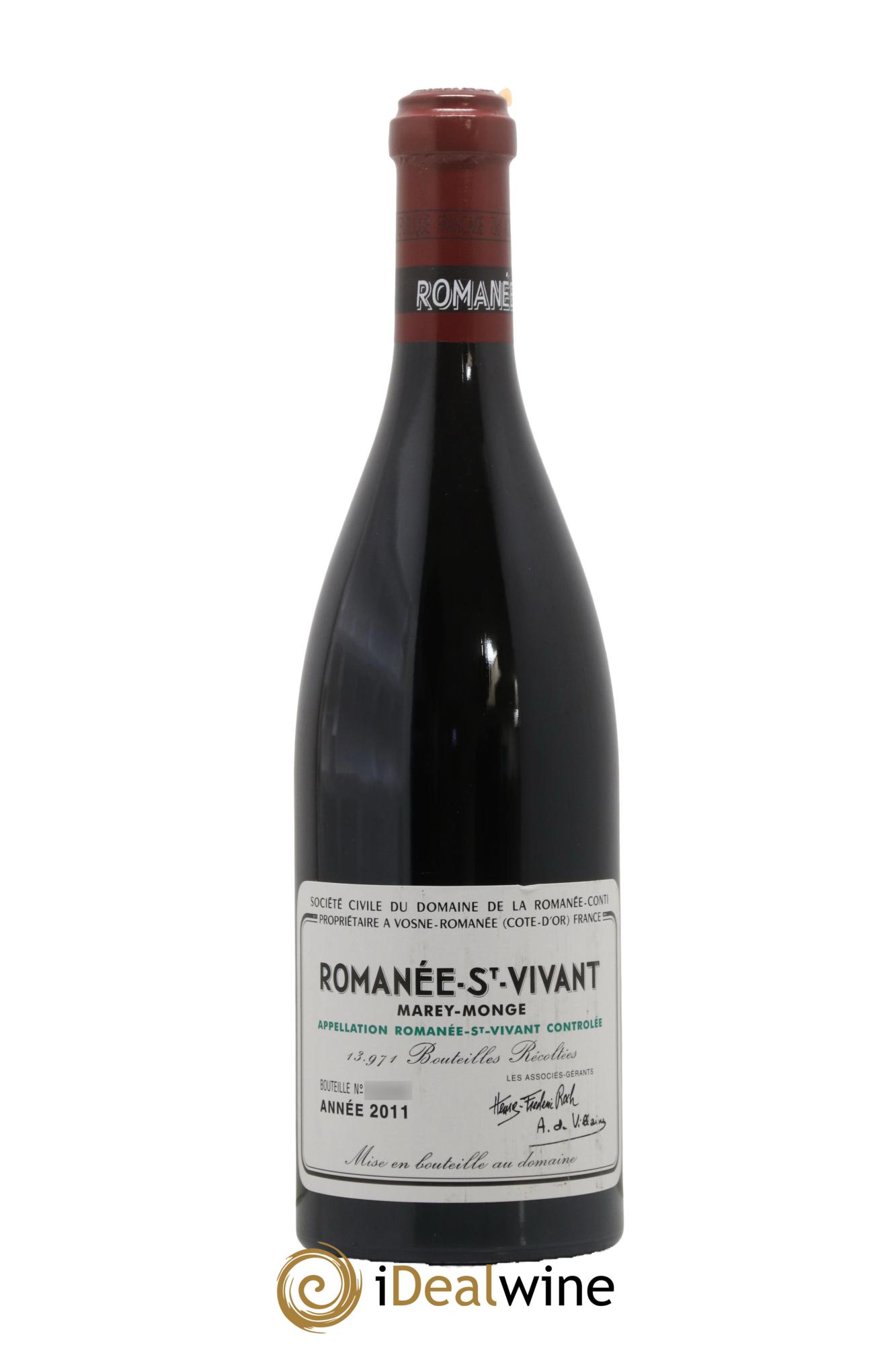Romanée-Saint-Vivant Grand Cru Domaine de la Romanée-Conti 2011 - Lot de 1 bouteille - 0