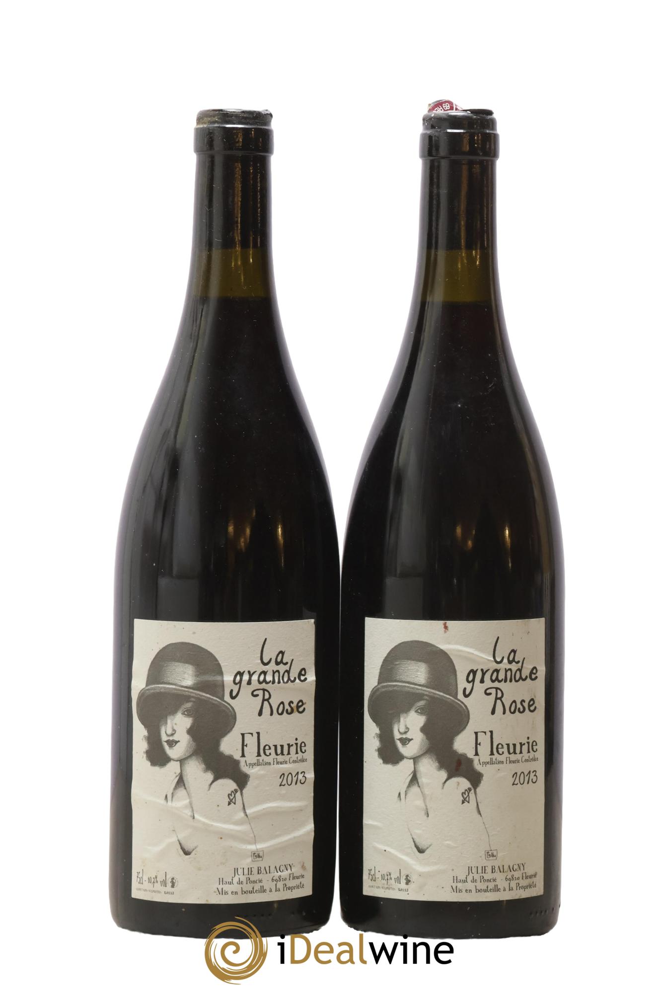 Fleurie La Grande Rose Julie Balagny 2013 - Lotto di 2 bottiglie - 0