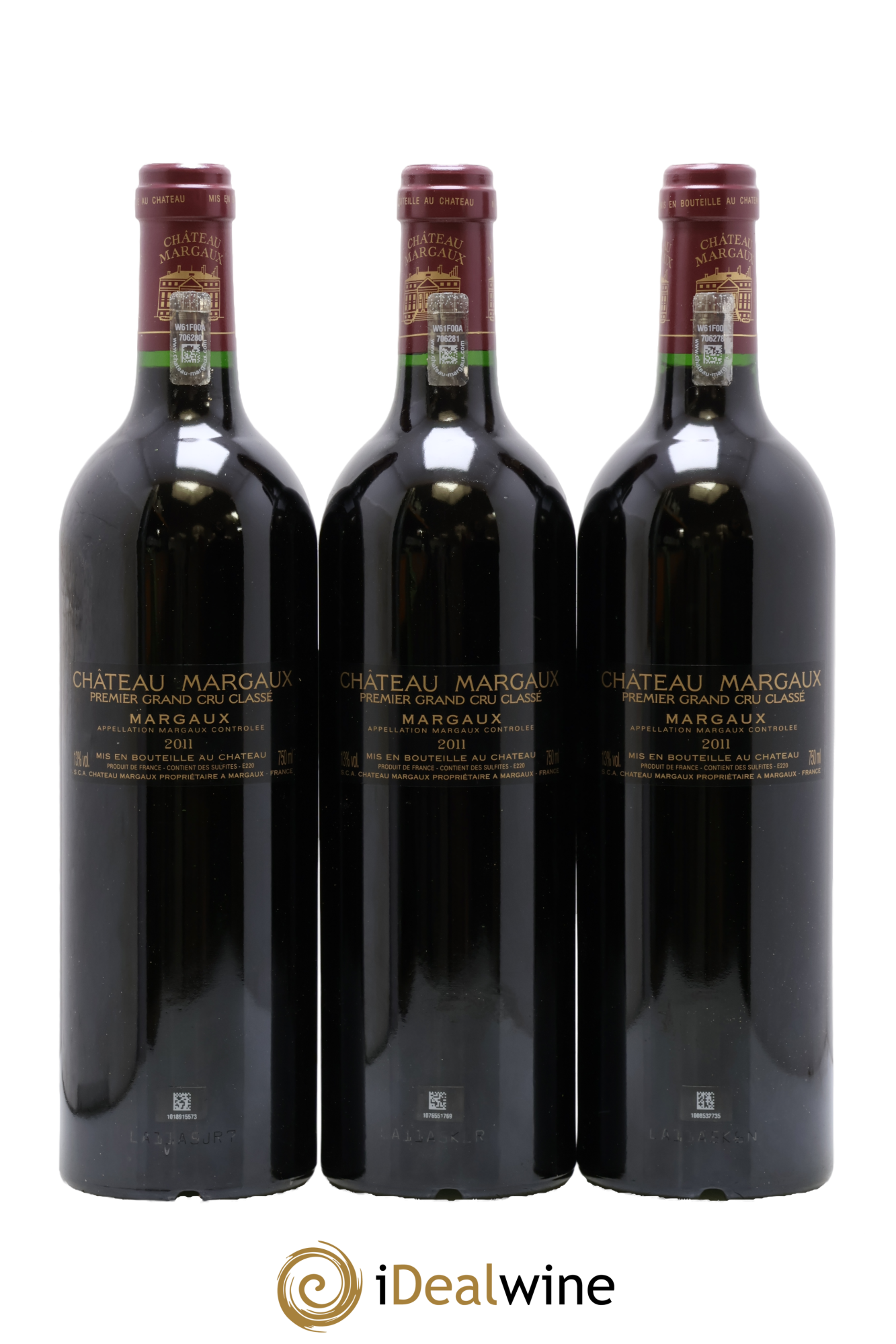 Château Margaux 1er Grand Cru Classé 2011 - Posten von 3 Flaschen - 1