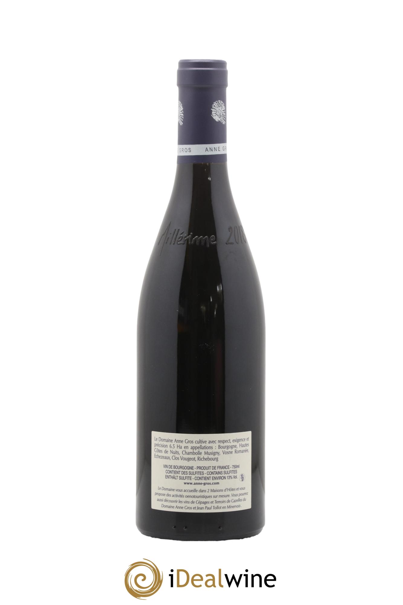 Echezeaux Grand Cru Les Loachausses Anne Gros 2018 - Lot de 1 bouteille - 1