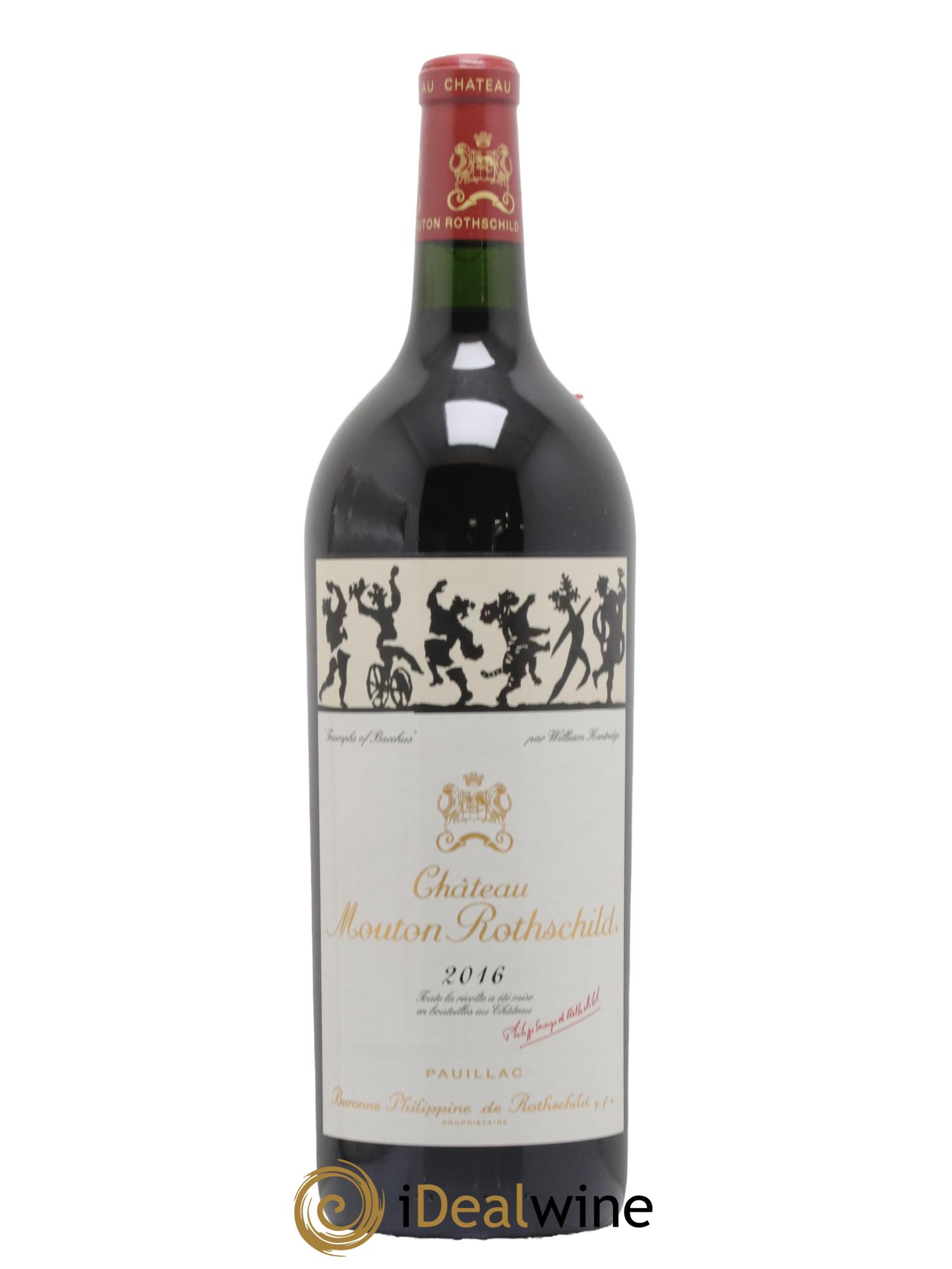 Château Mouton Rothschild 1er Grand Cru Classé 2016 - Lot de 1 magnum - 0
