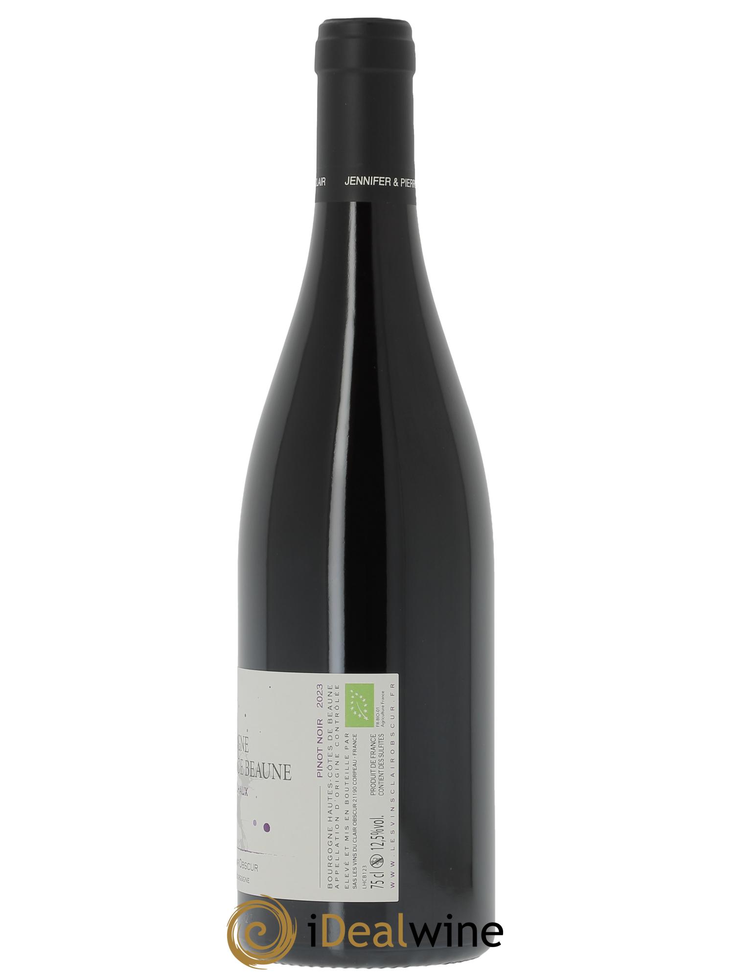 Hautes-Côtes de Beaune Puits de Chaux Domaine Clair Obscur 2023 - Lot de 1 bouteille - 1