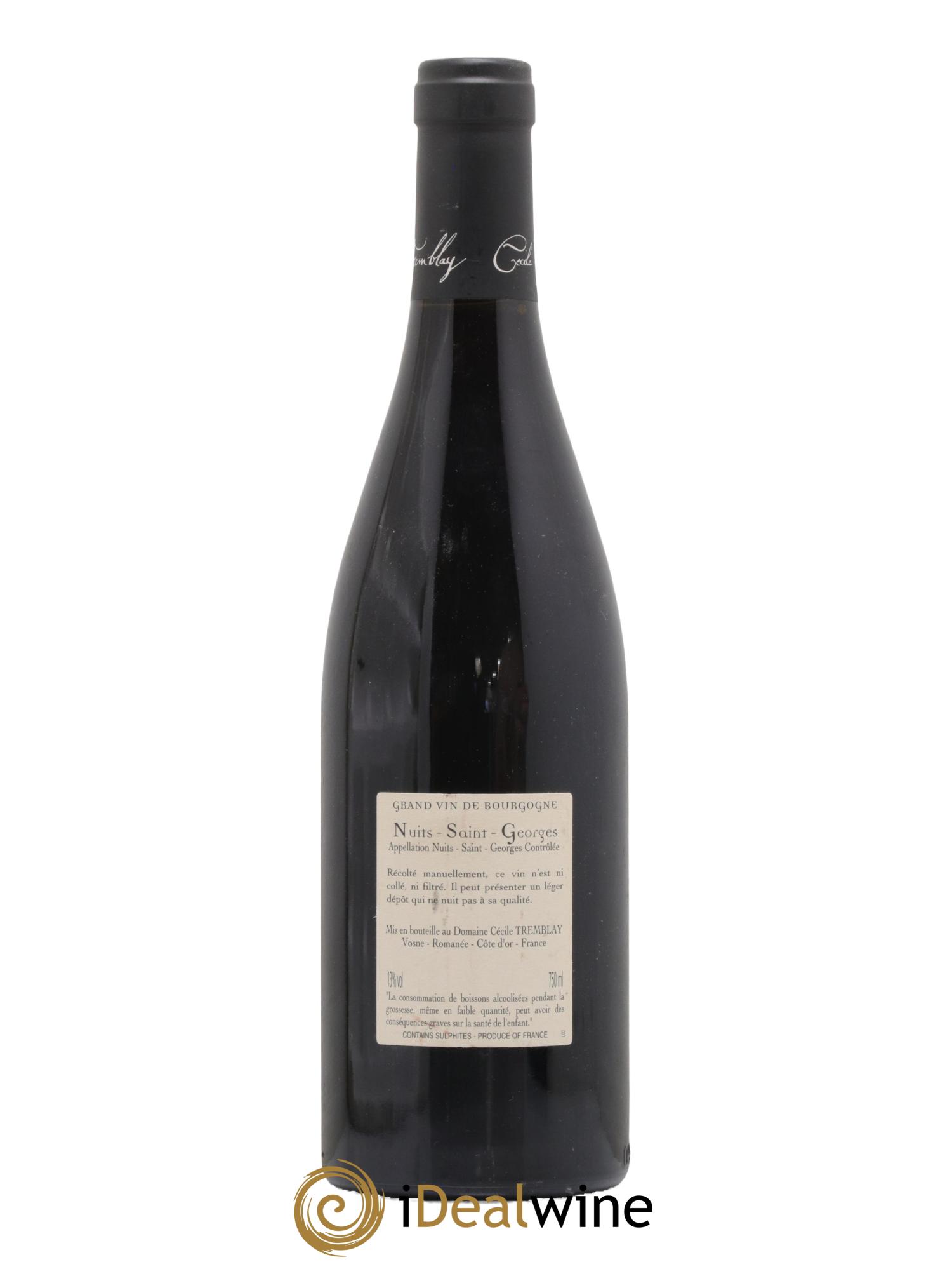 Nuits-Saint-Georges Albuca Cécile Tremblay 2014 - Lot of 1 bottle - 1