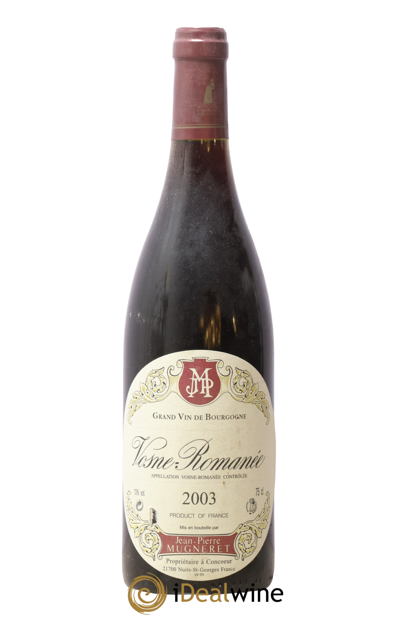 Vosne-Romanée Jean-Pierre Mugneret 2003 - Lot de 1 bouteille - 0