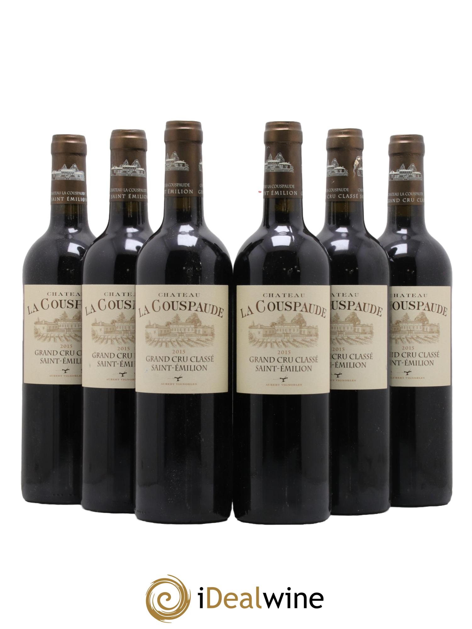 Château la Couspaude Grand Cru Classé 2015 - Lot de 6 bouteilles - 0