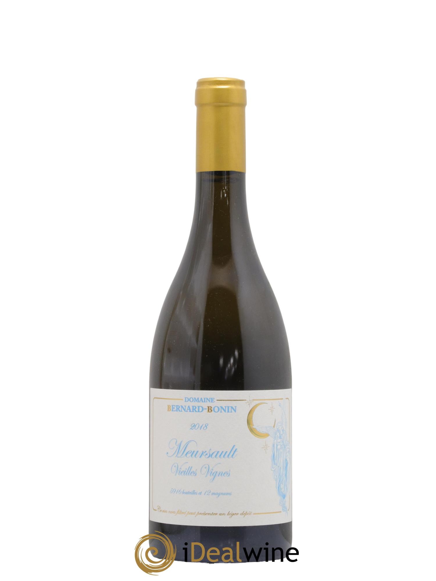 Meursault Vieilles Vignes Bernard Bonin 2018 - Lot de 1 bouteille - 0
