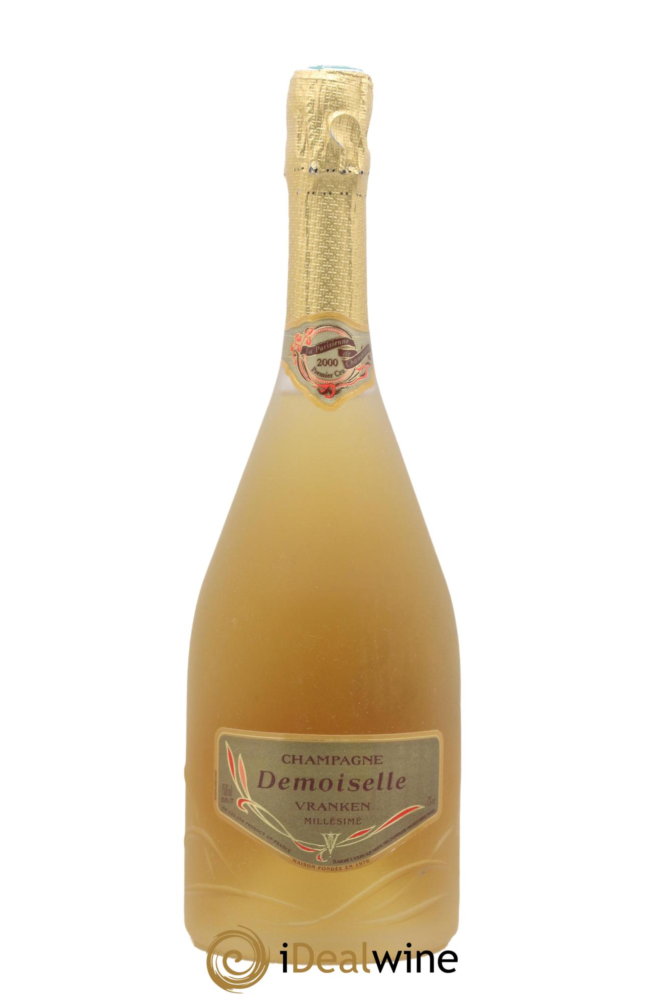 Champagne Demoiselle Vranken 2000 - Lot de 1 bouteille - 0