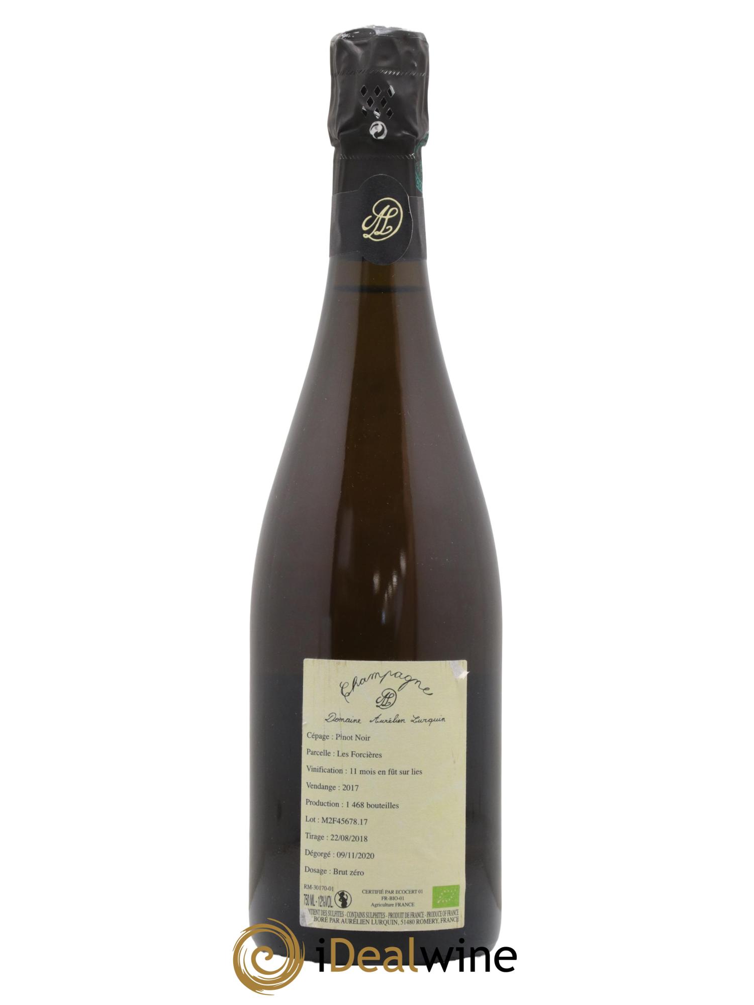 Pinot Noir Les Forcières Aurélien Lurquin 2017 - Lot de 1 bouteille - 1