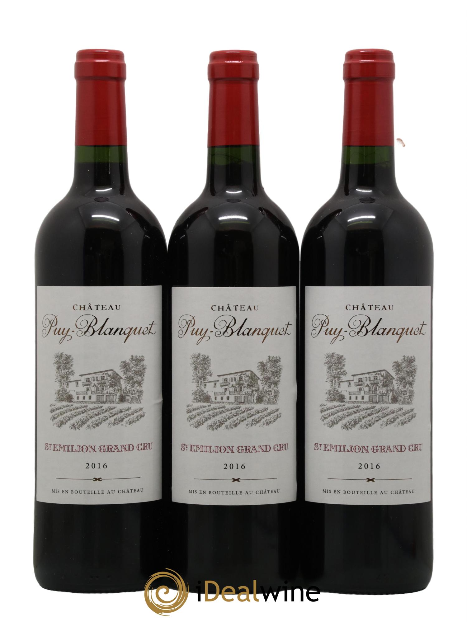 Château Puy Blanquet 2016 - Lot de 3 bouteilles - 0