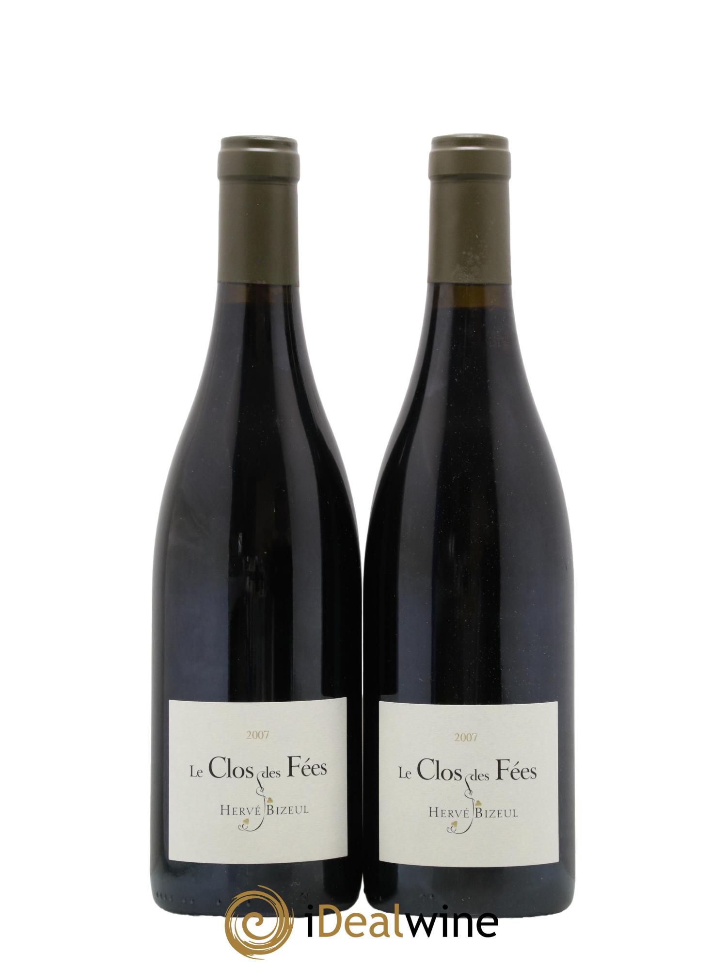 Côtes du Roussillon Villages Clos des Fées Hervé Bizeul 2007 - Lot de 2 bouteilles - 0