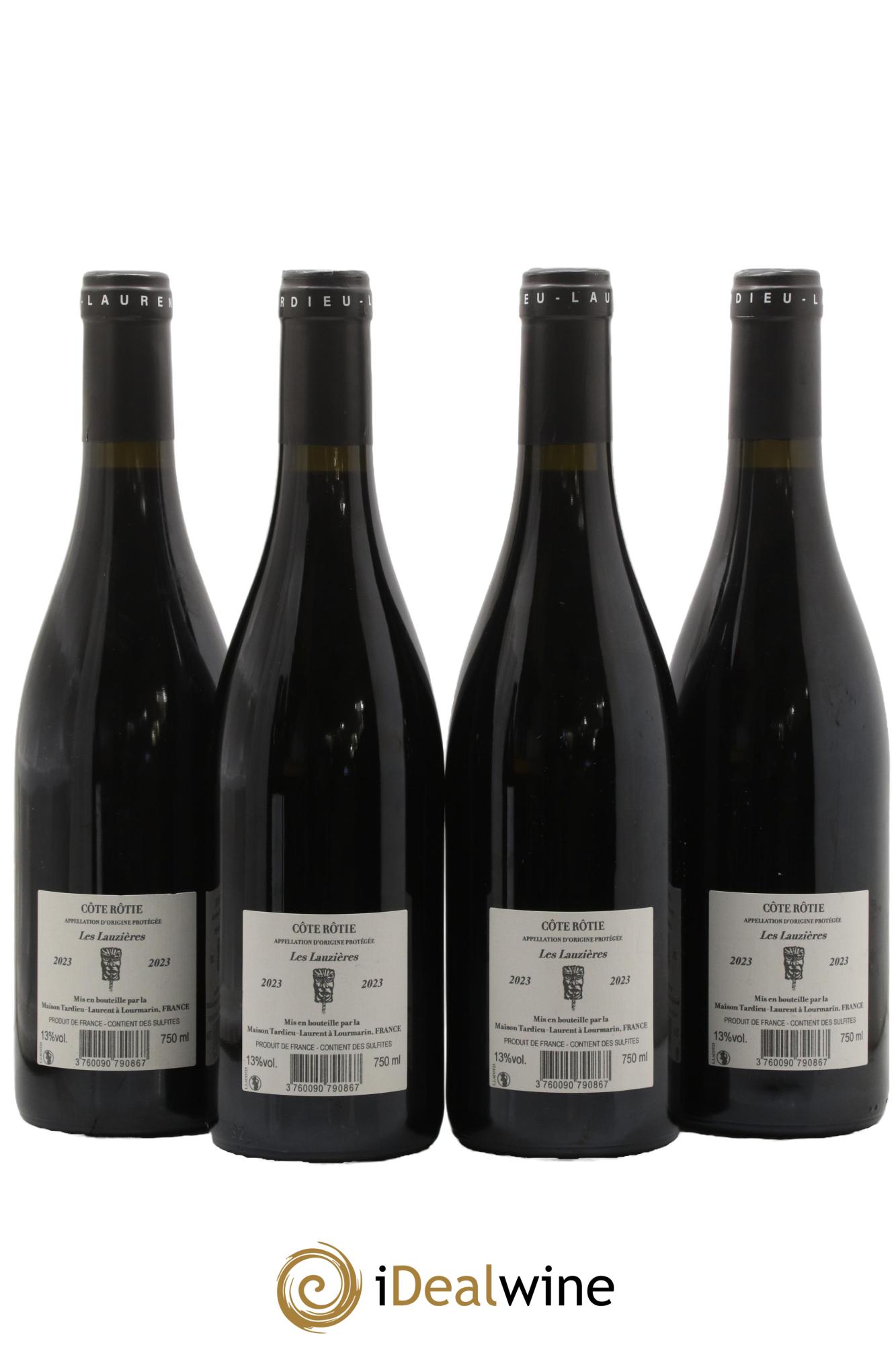 Côte-Rôtie Les Lauzières Tardieu-Laurent 2023 - Lot de 4 bouteilles - 1