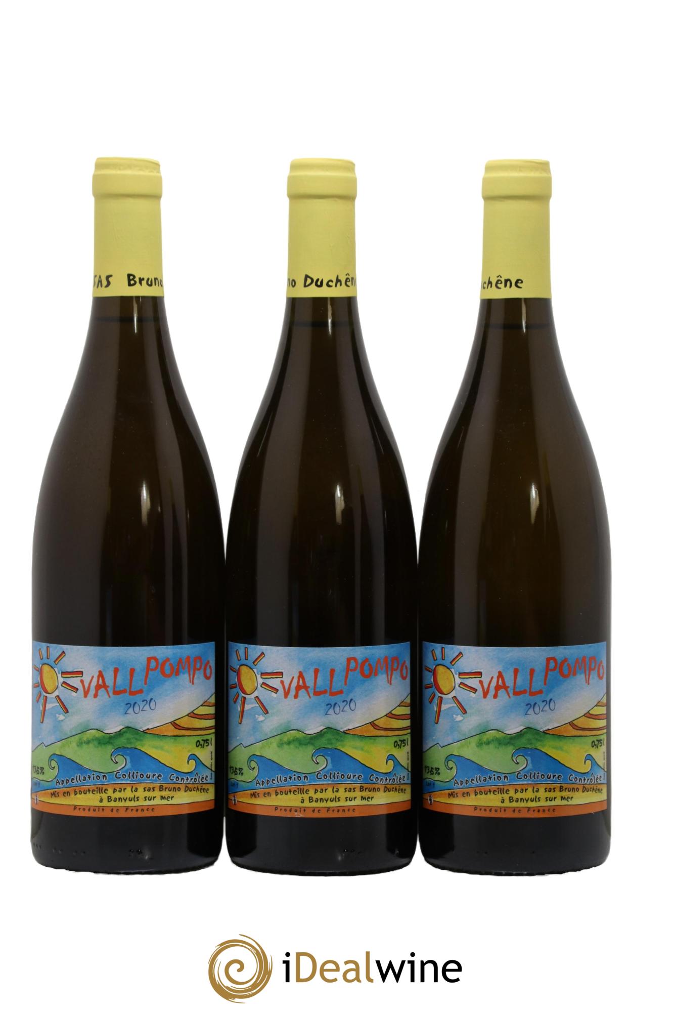 Collioure Vall Pompo Bruno Duchêne 2020 - Lot of 3 bottles - 0