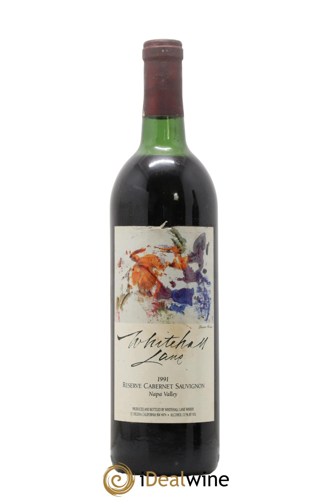 USA Napa Valley Cabernet Sauvignon Whitehall Lane Reserve Gary Galleron 1991 - Lot of 1 bottle - 0