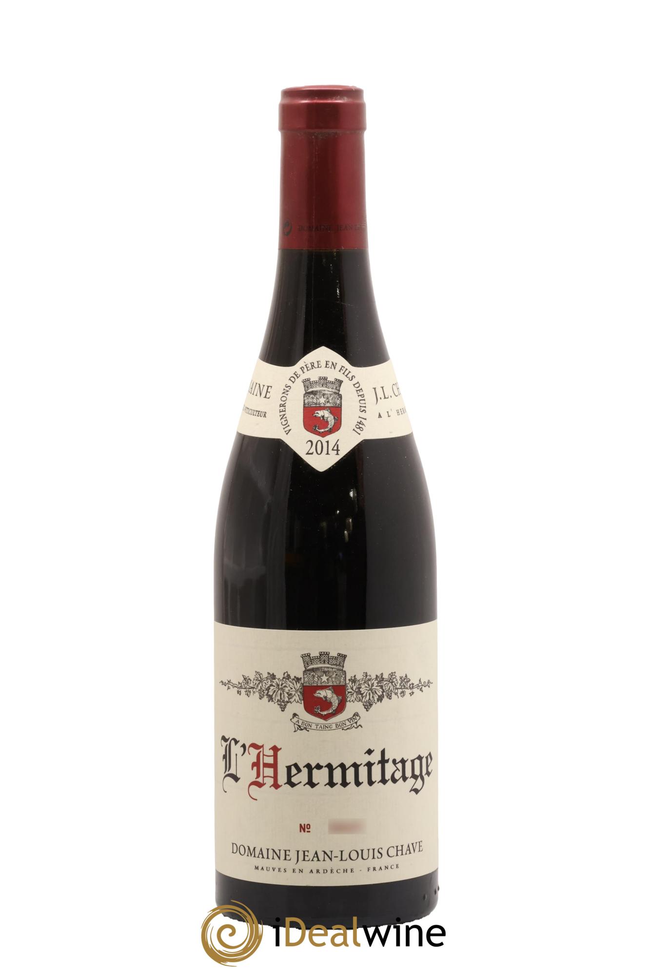 Hermitage Jean-Louis Chave 2014 - Lot of 1 bottle - 0
