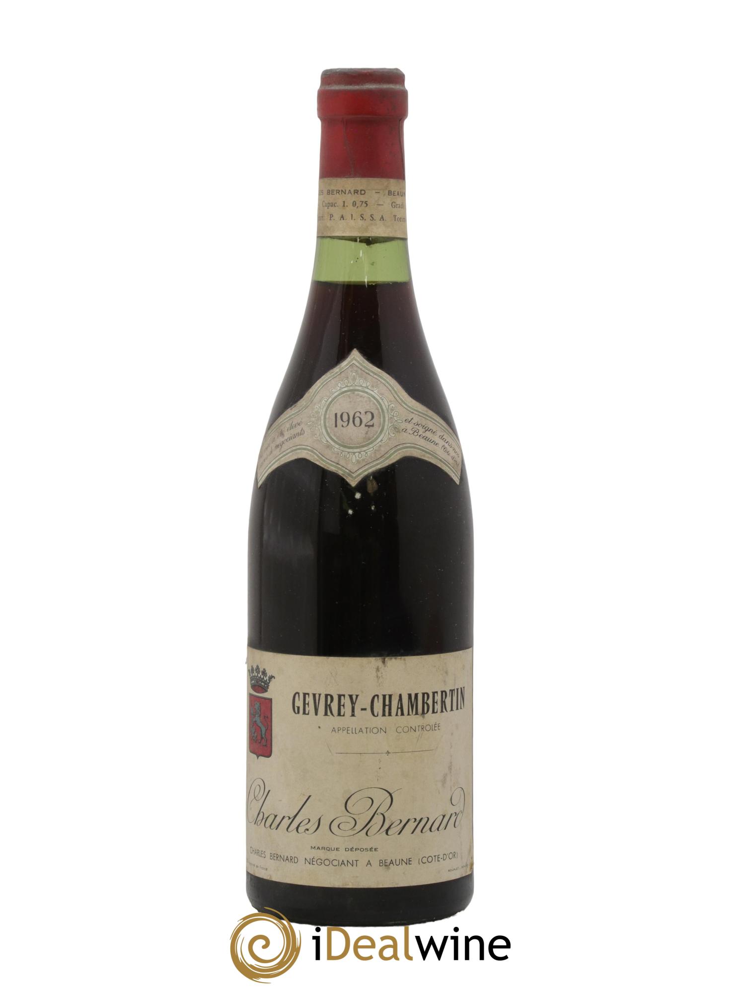Gevrey-Chambertin Charles Bernard 1962 - Lot of 1 bottle - 0