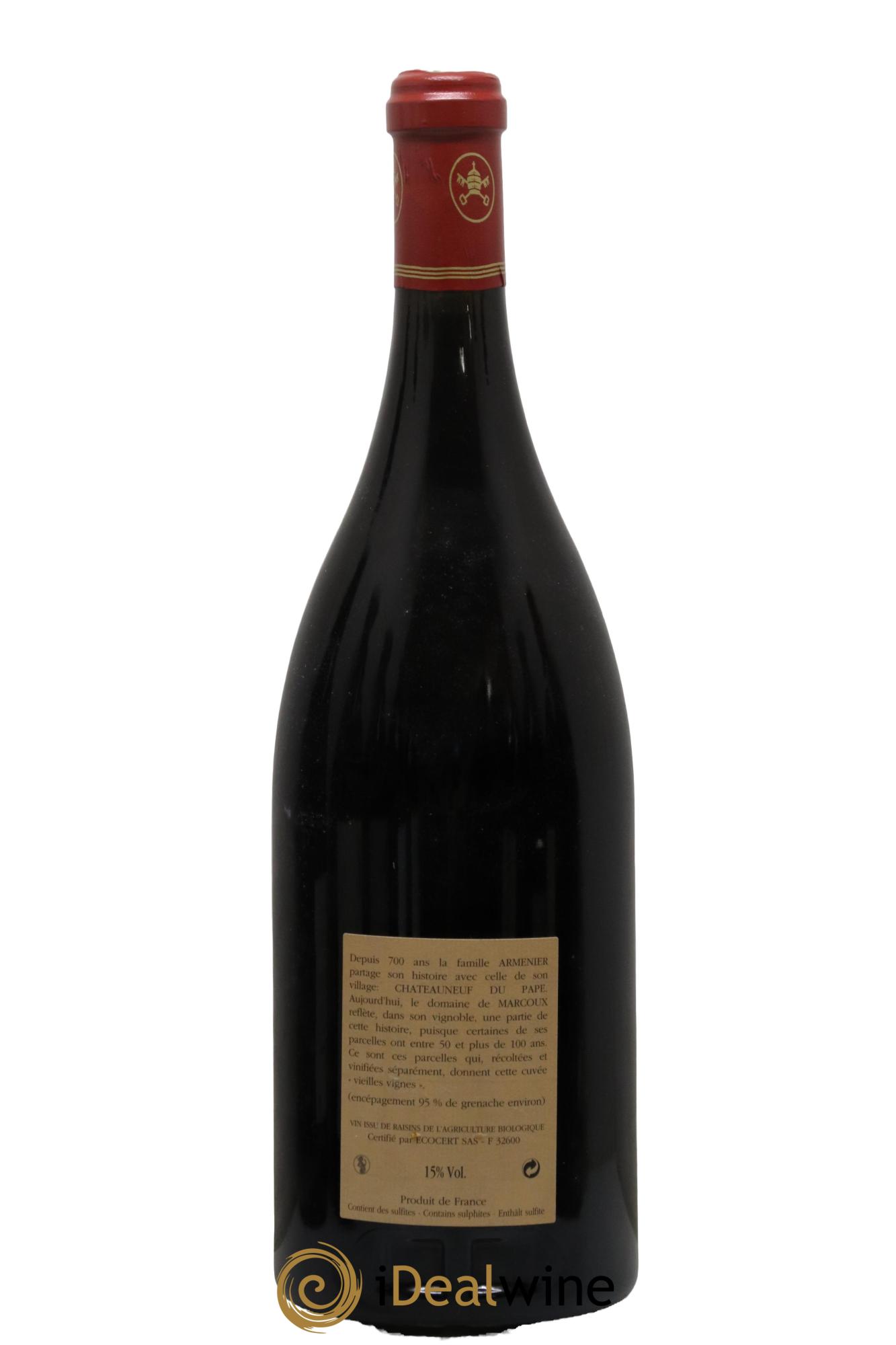 Châteauneuf-du-Pape Vieilles Vignes Marcoux (Domaine de)  2009 - Lot de 1 magnum - 1