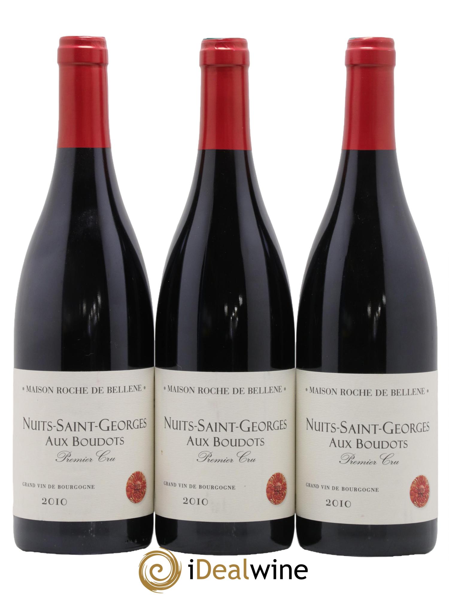 Nuits-Saint-Georges 1er Cru Aux Boudots Maison Roche de Bellene 2010 - Lot de 3 bouteilles - 0