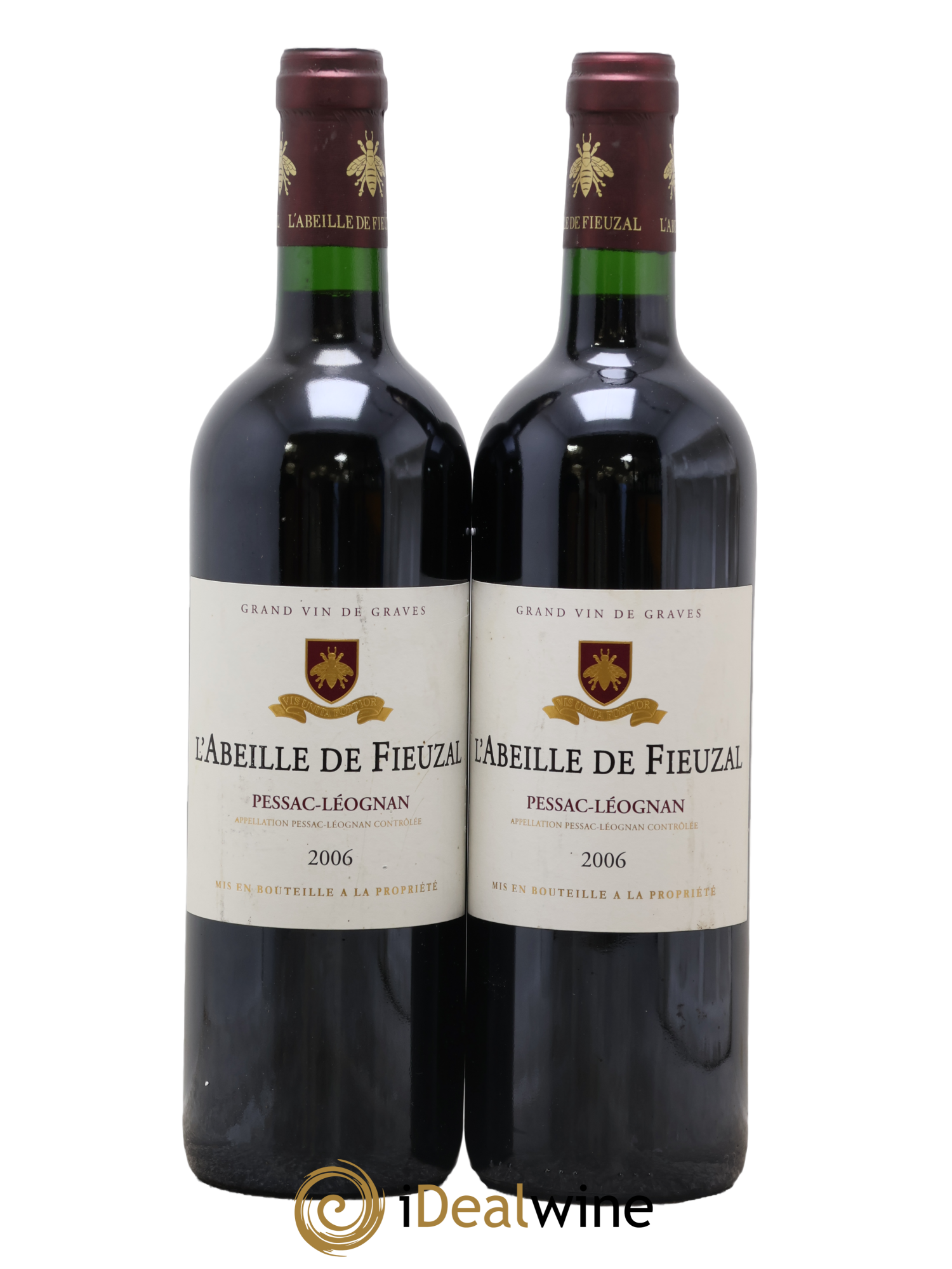 Abeille de Fieuzal 2006 - Lot of 2 bottles - 0