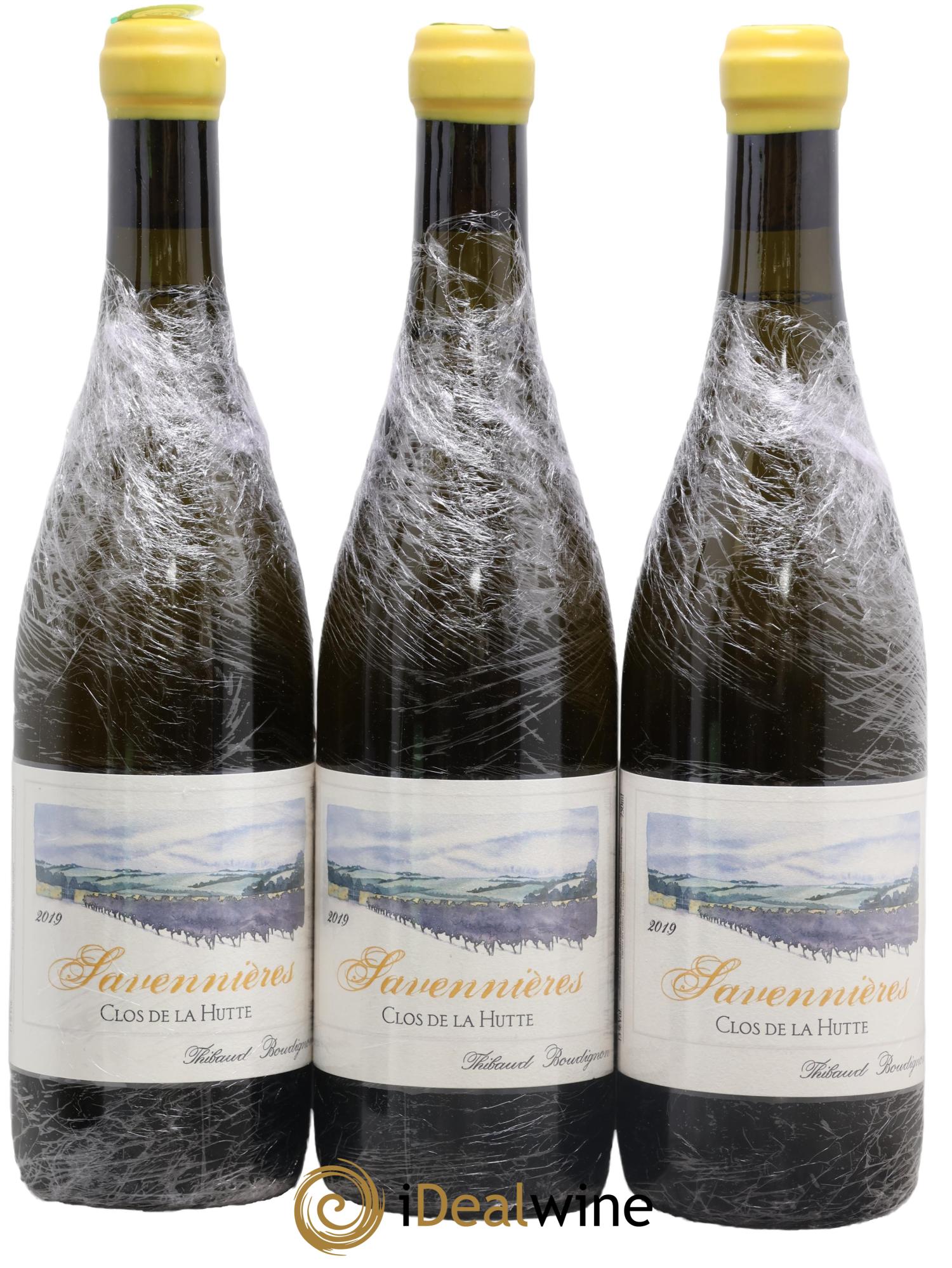 Savennières Clos de la Hutte Thibaud Boudignon 2019 - Posten von 3 Flaschen - 0