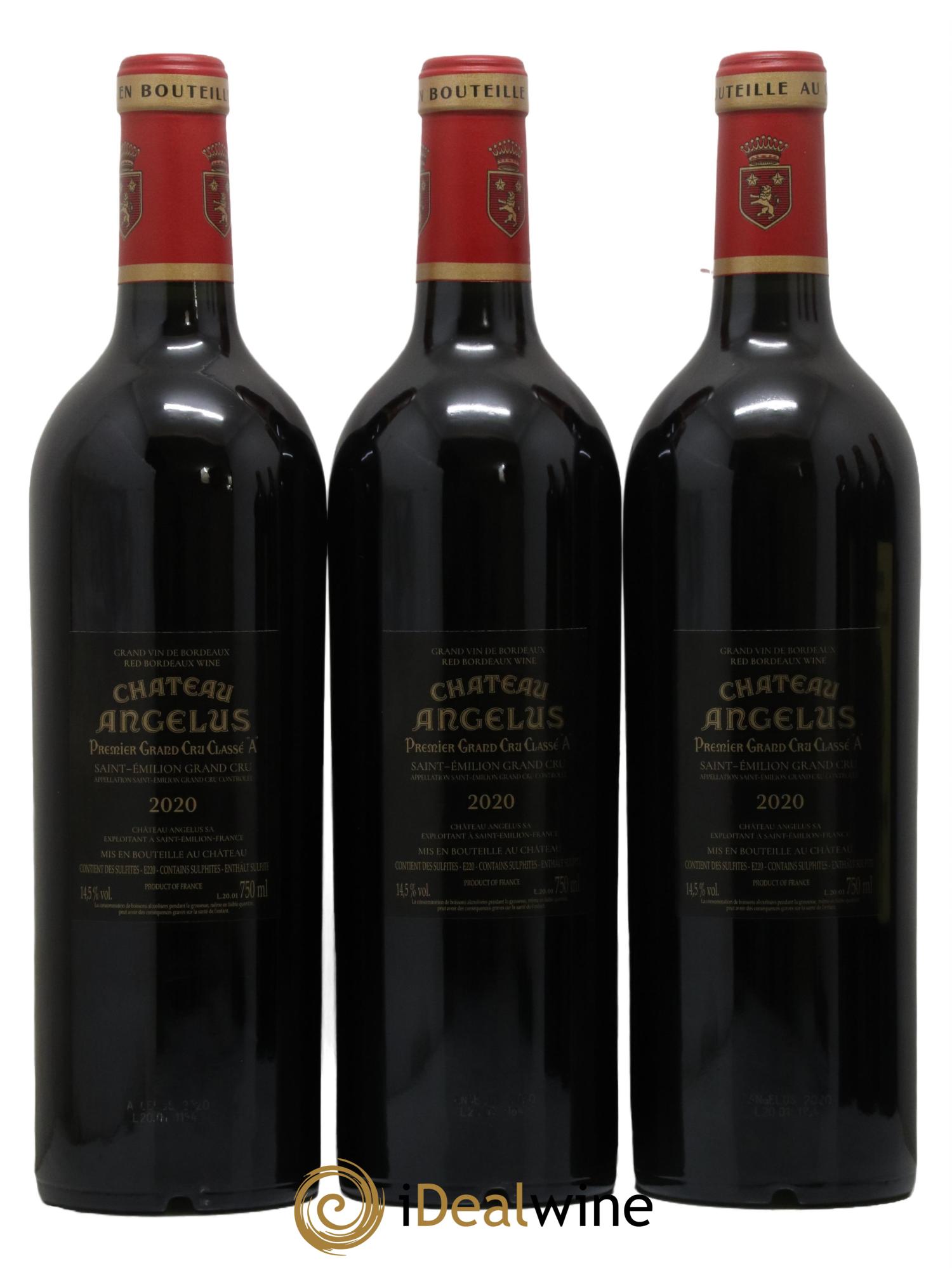Château Angélus 1er Grand Cru Classé A 2020 - Lot of 6 bottles - 2