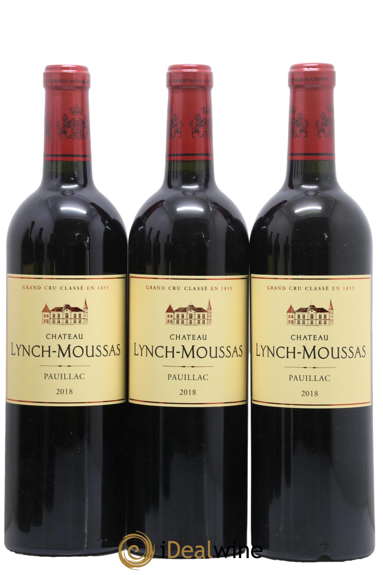 Château Lynch Moussas 5ème Grand Cru Classé  2018 - Posten von 6 Flaschen - 2